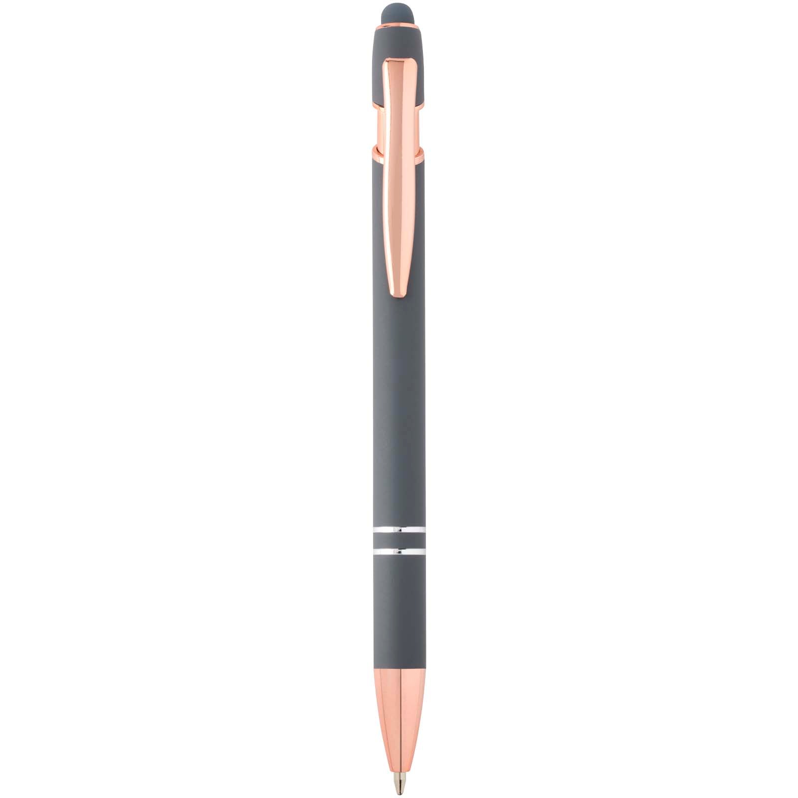 Nanna Kugelschreiber mit Roségold Finish – Dämmergrau