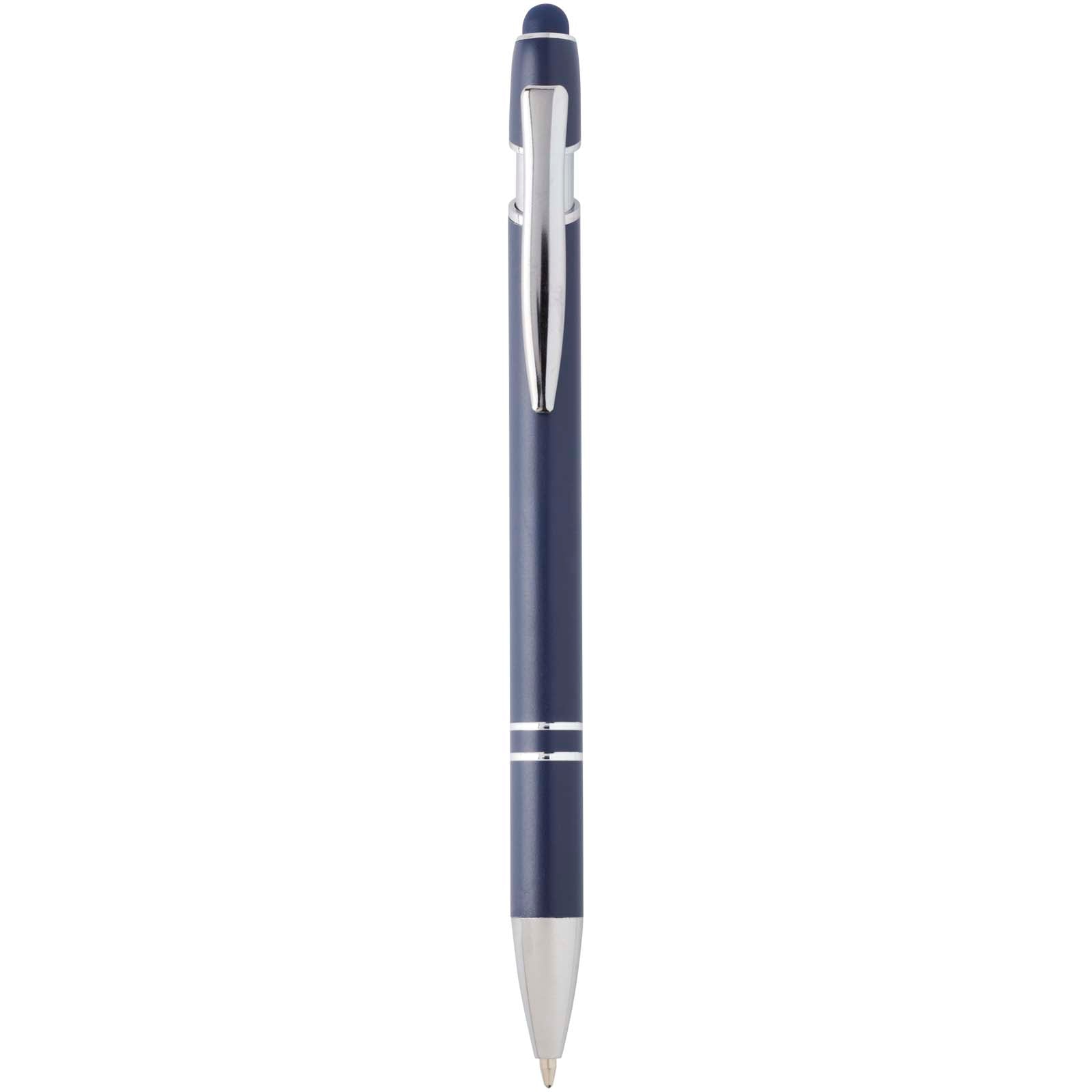 Kish Kugelschreiber mit silbernem Finish – Navy