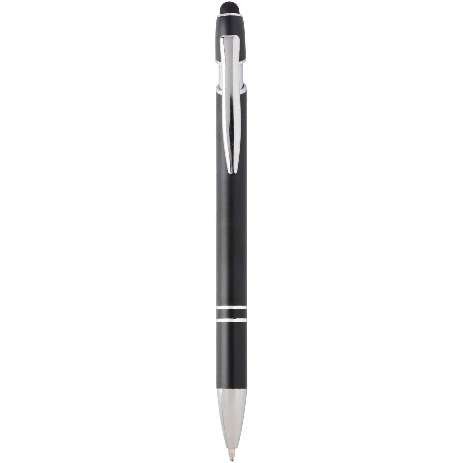 Kish Kugelschreiber mit silbernem Finish – Schwarz