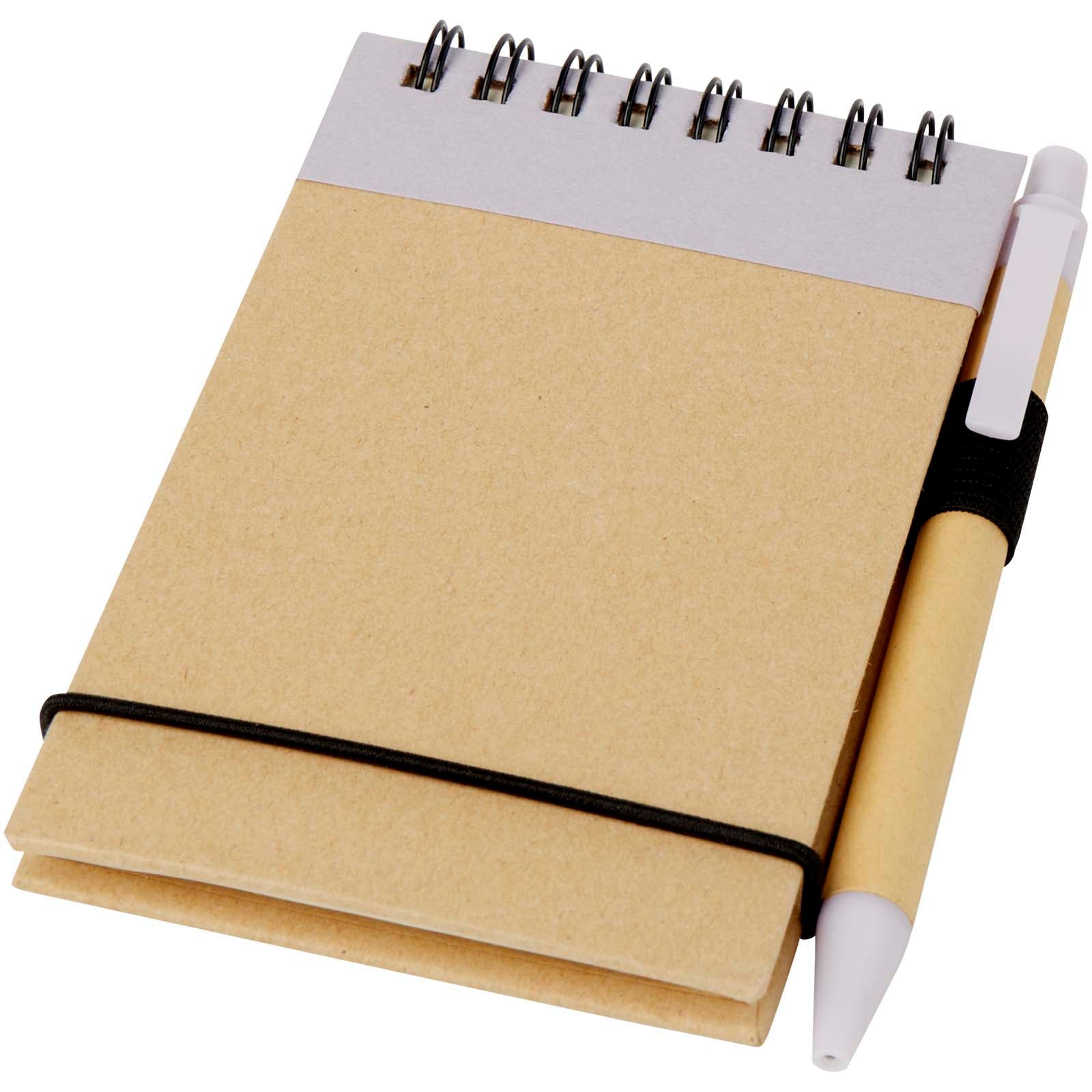 Zuse A7 Recycling Notizblock mit Stift – Fliederfarben und Natur