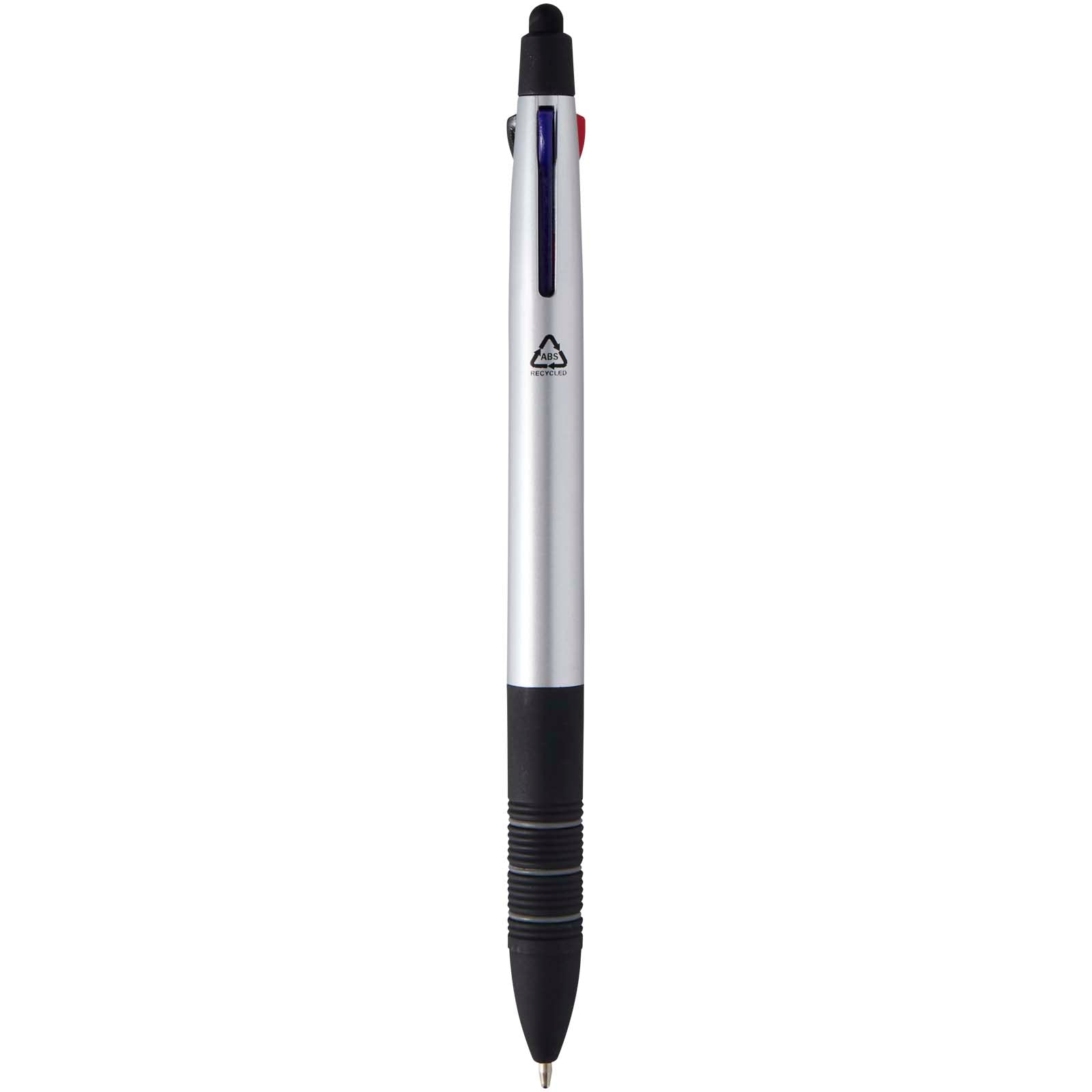 Trine 3-Farben RCS recycelter Kugelschreiber mit Stylus