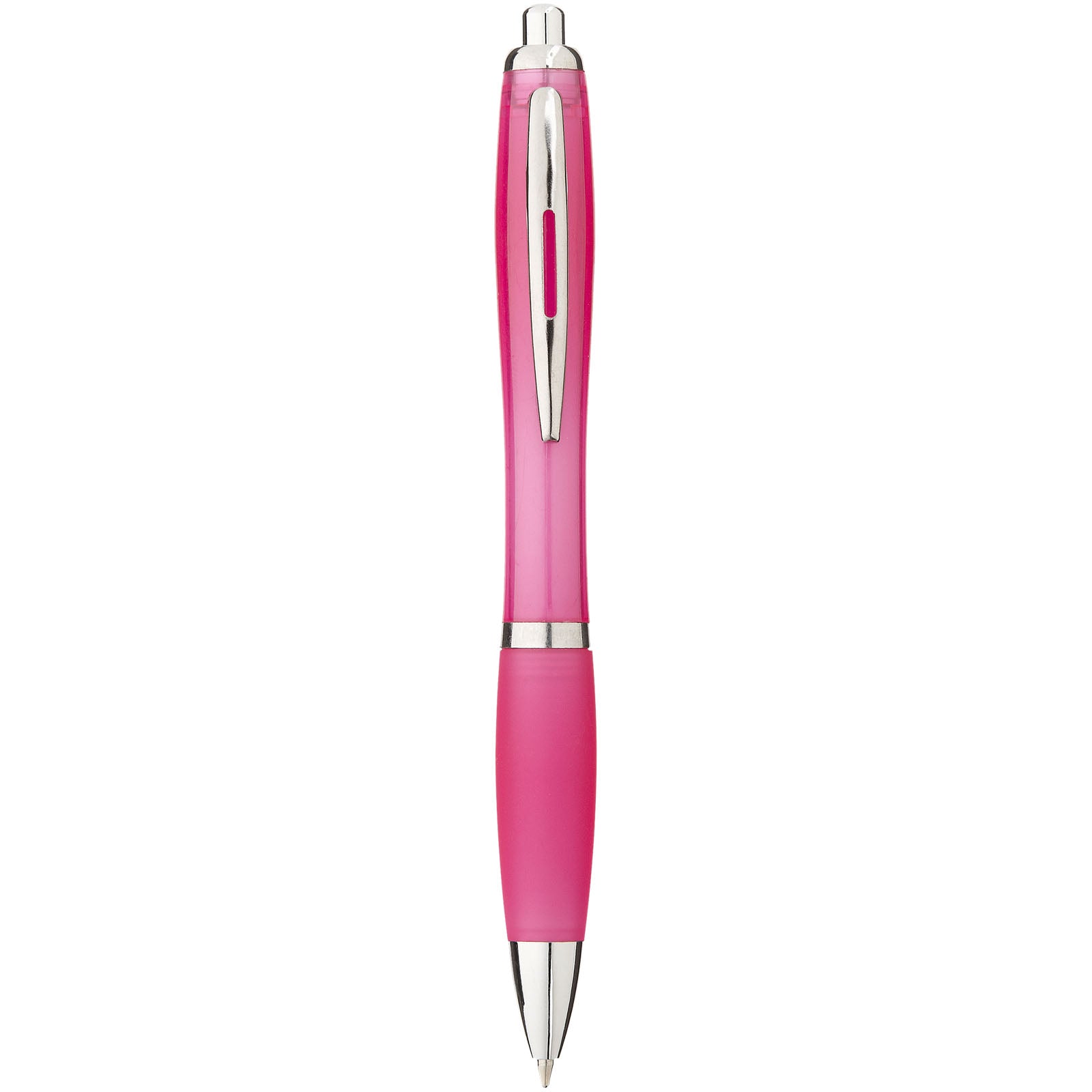Nash Kugelschreiber mit farbigem Schaft und Griff (schwarze Mine) – Rosa