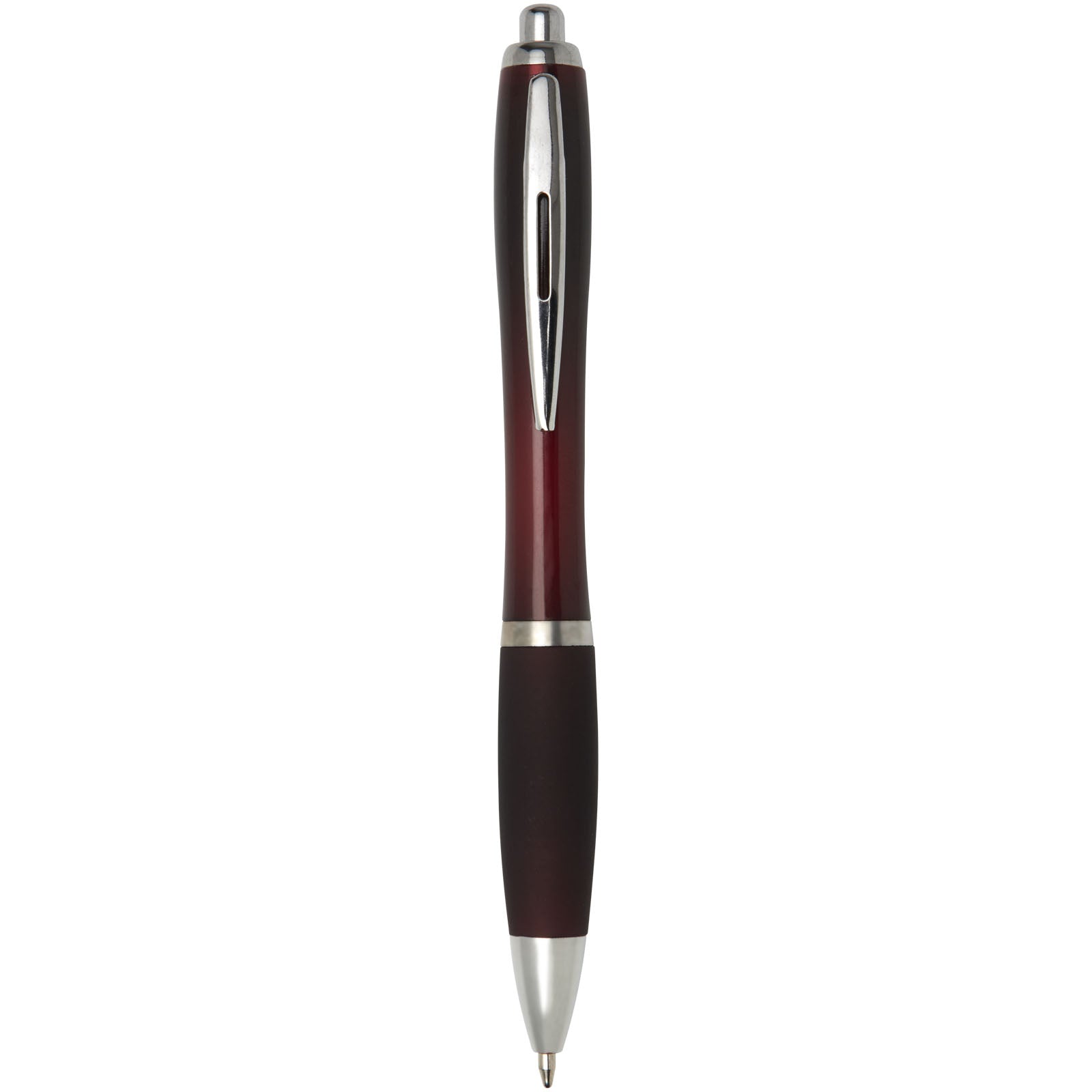 Nash Kugelschreiber mit farbigem Schaft und Griff (schwarze Mine) – Merlot Rot