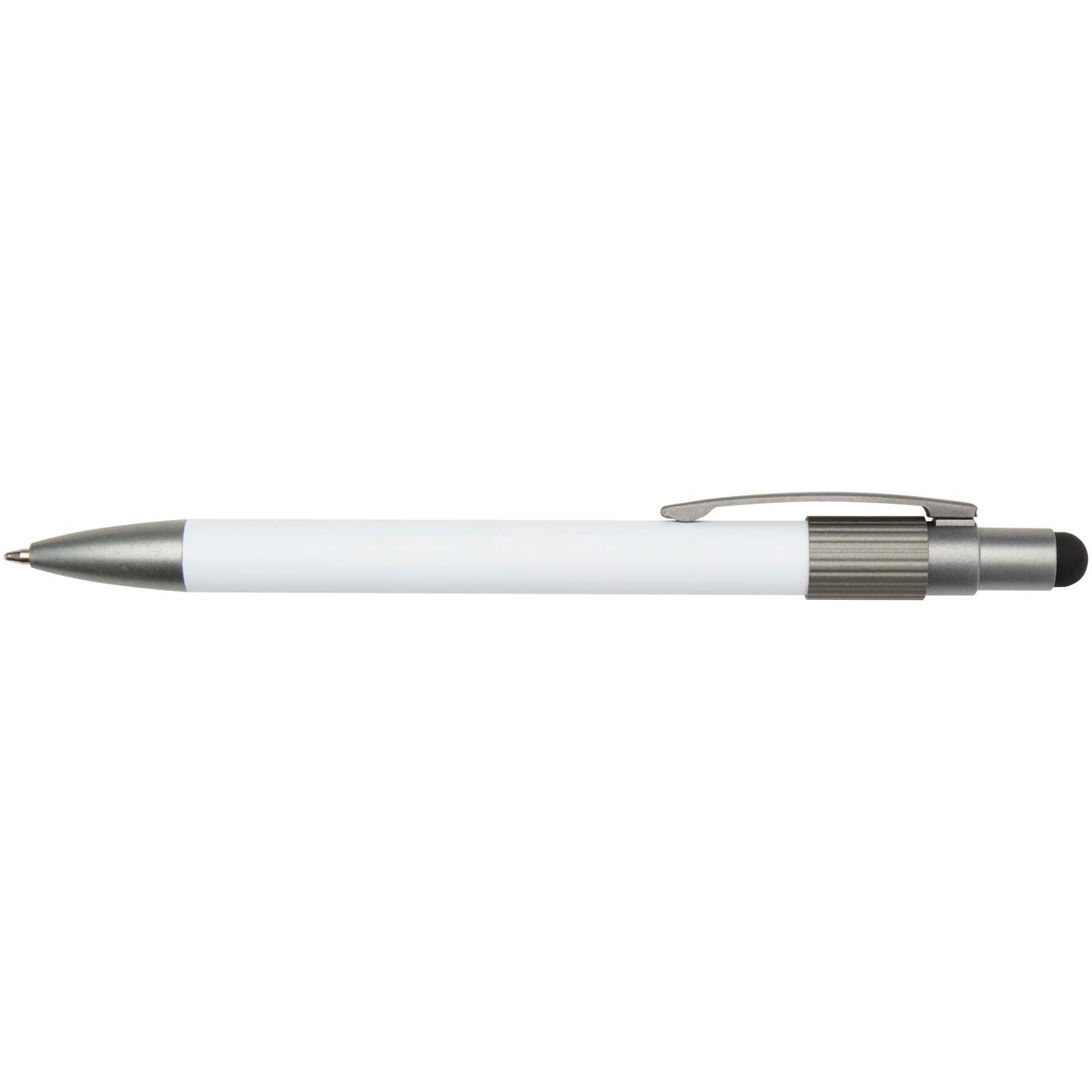 Rill RCS recycelter Kugelschreiber mit Stylus und Fidget Spinner (blaue Mine)