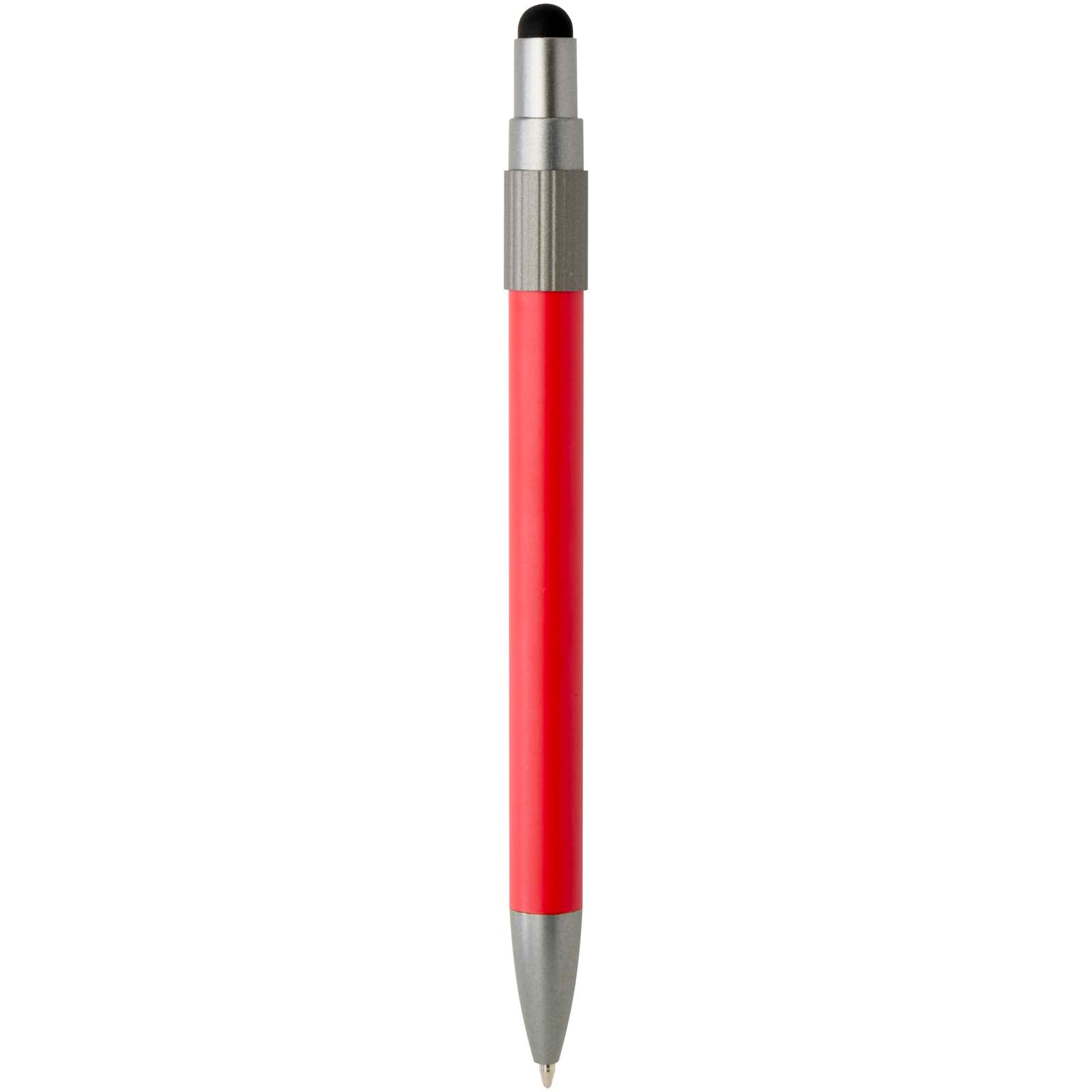 Rill RCS recycelter Kugelschreiber mit Stylus und Fidget Spinner (blaue Mine)