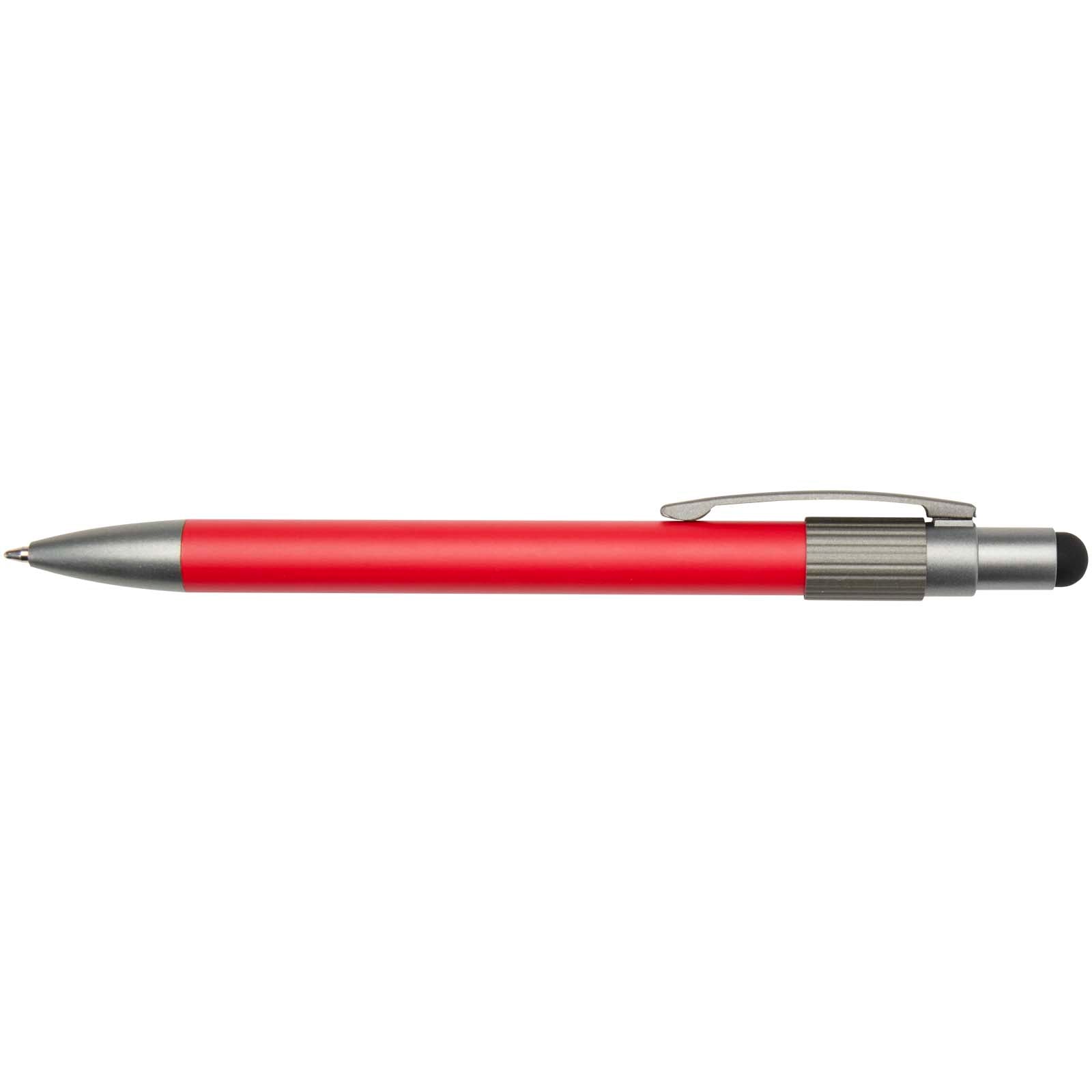 Rill RCS recycelter Kugelschreiber mit Stylus und Fidget Spinner (blaue Mine)