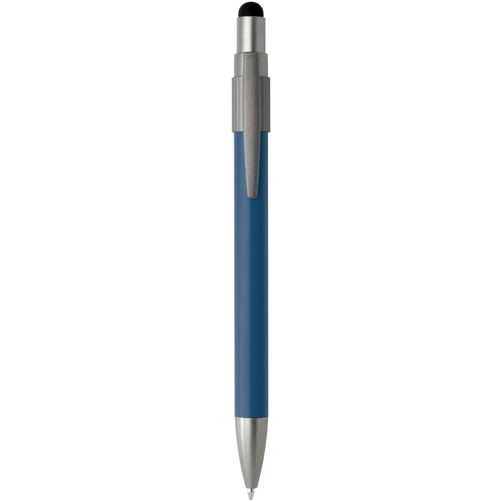 Rill RCS recycelter Kugelschreiber mit Stylus und Fidget Spinner (blaue Mine) – Ozeanblau