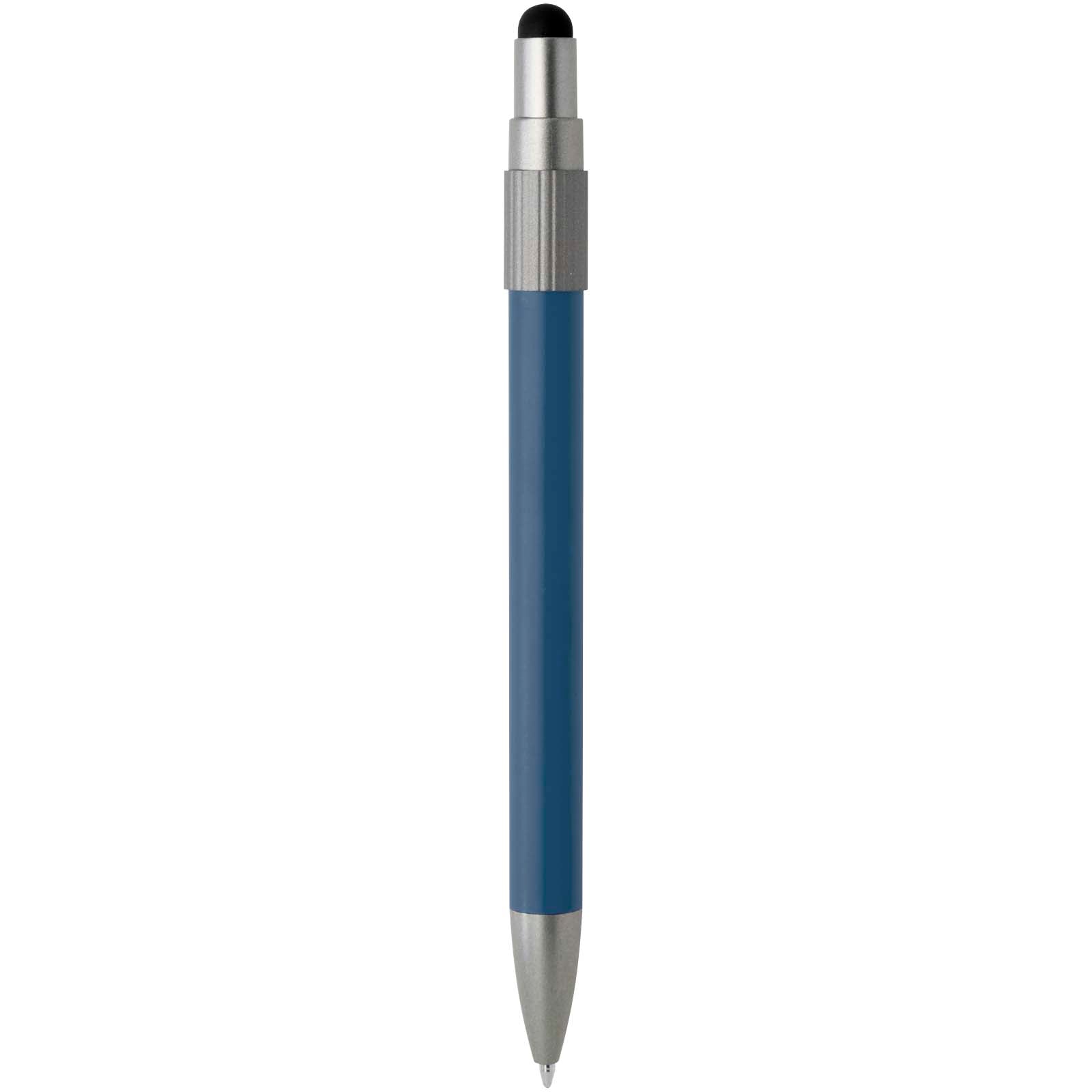 Rill RCS recycelter Kugelschreiber mit Stylus und Fidget Spinner (blaue Mine)