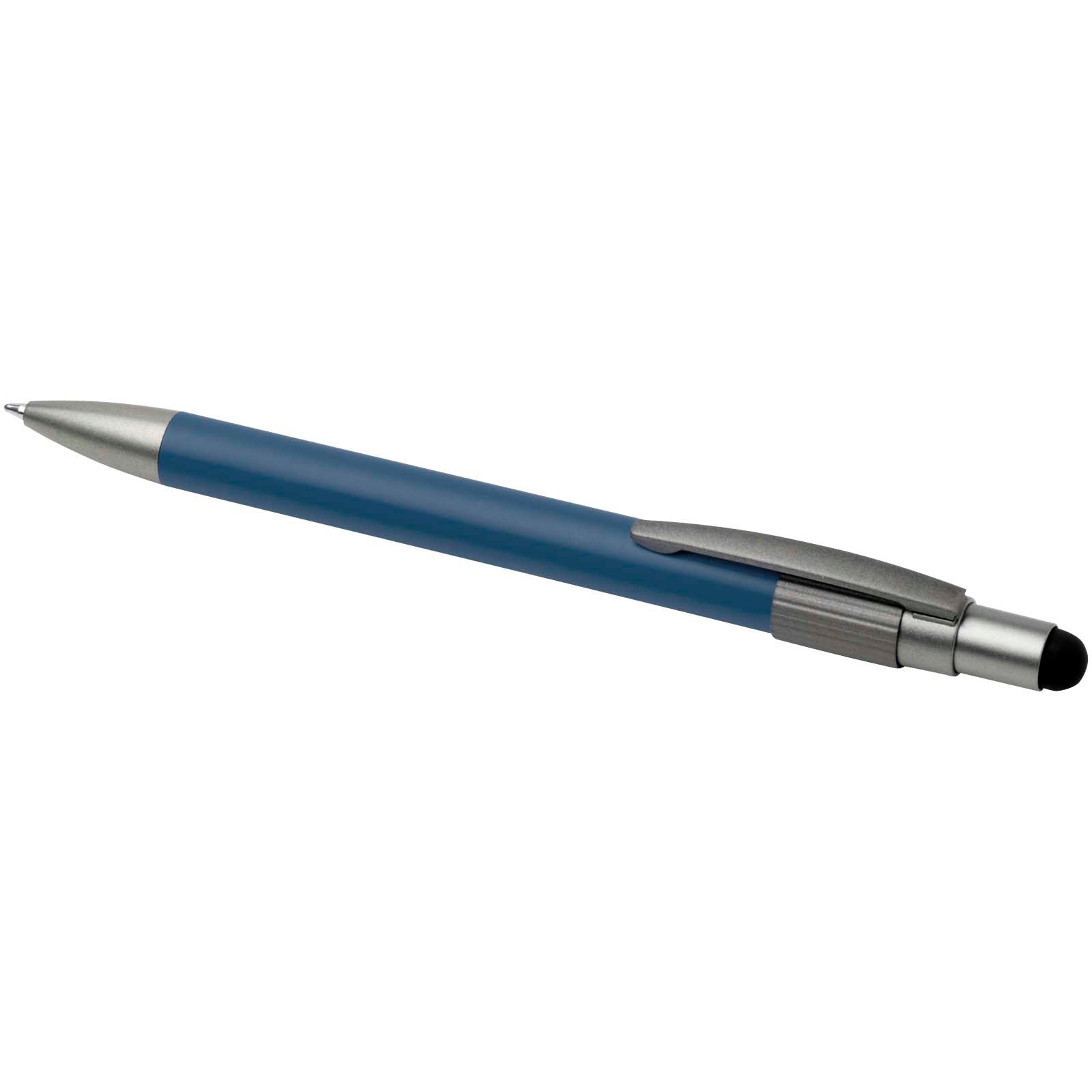 Rill RCS recycelter Kugelschreiber mit Stylus und Fidget Spinner (blaue Mine)