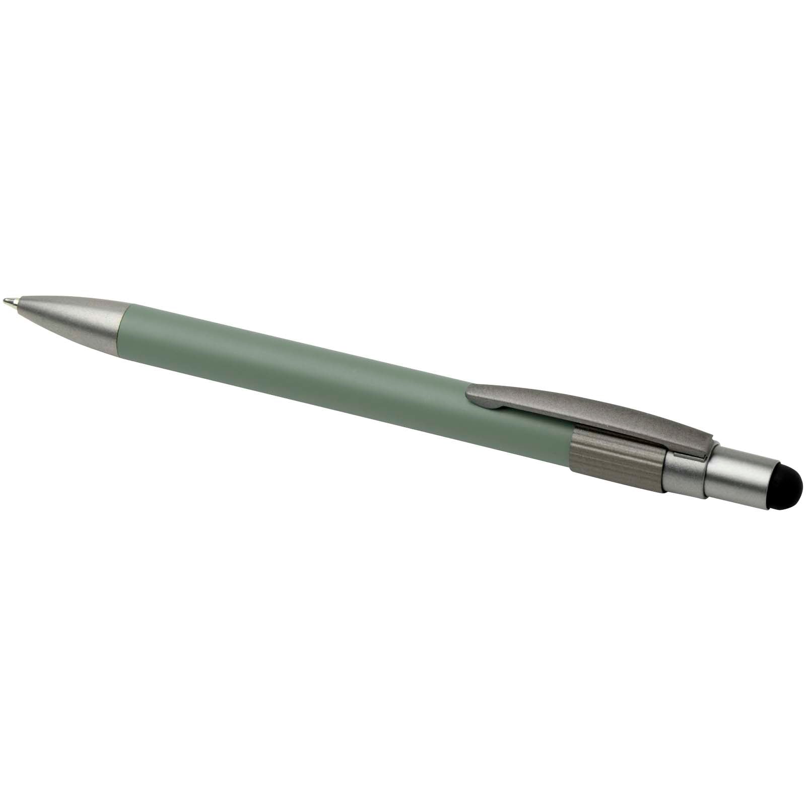 Rill RCS recycelter Kugelschreiber mit Stylus und Fidget Spinner (blaue Mine)