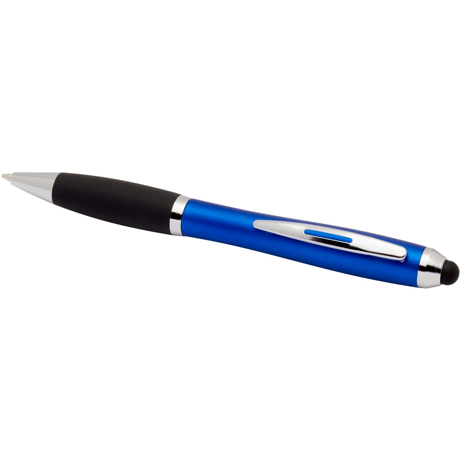 Nash RCS Stylus Kugelschreiber aus recyceltem Kunststoff mit farbigem Schaft und schwarzem Griff (schwarze Tinte)