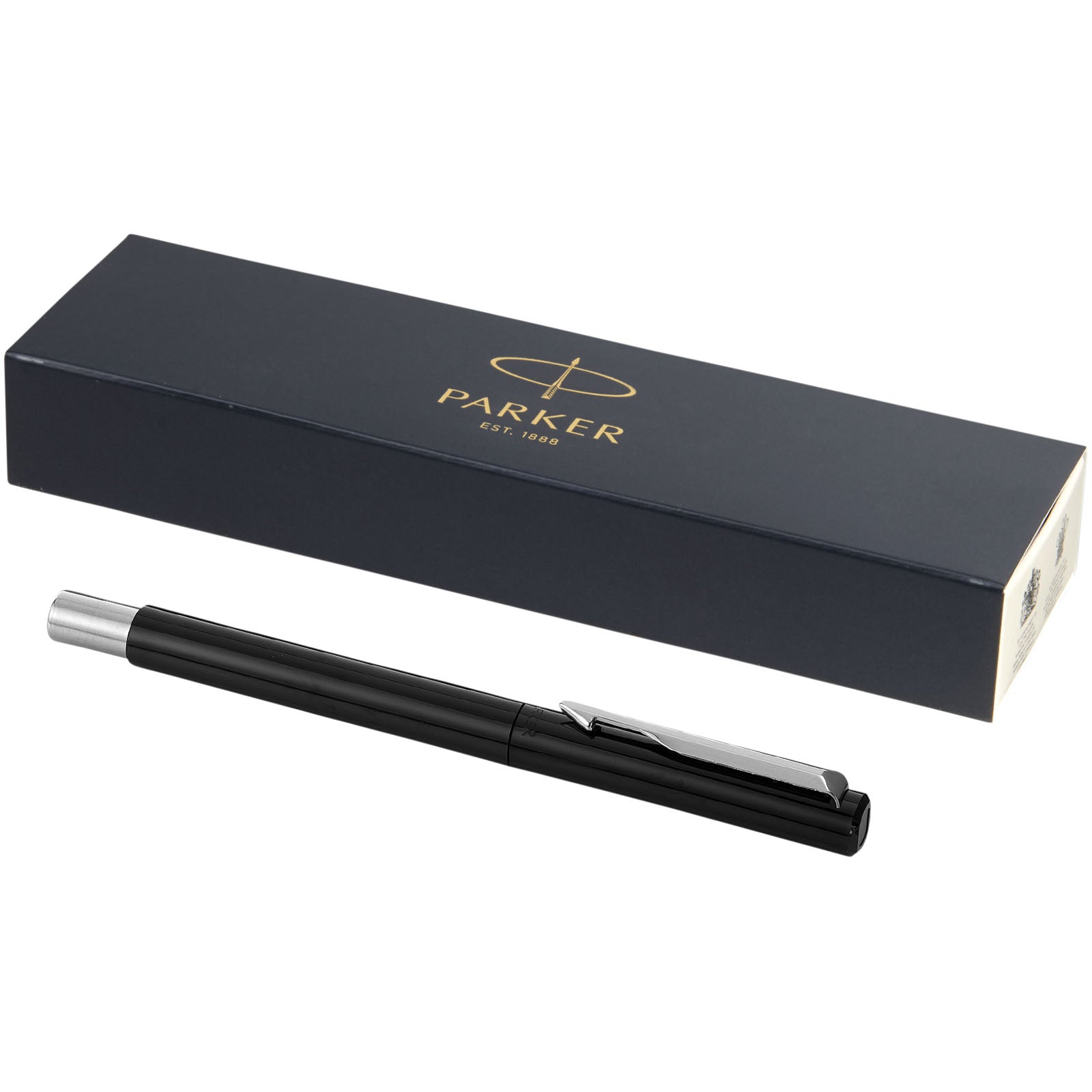Parker Vector Tintenroller (schwarze Mine) – Schwarz