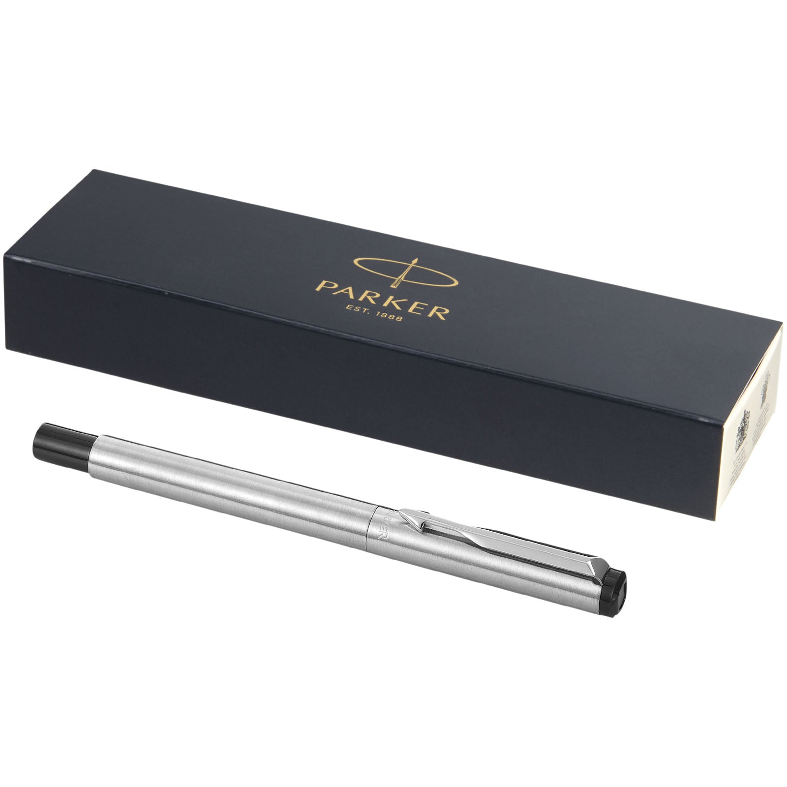 Parker Vector Tintenroller (schwarze Mine) – Silber