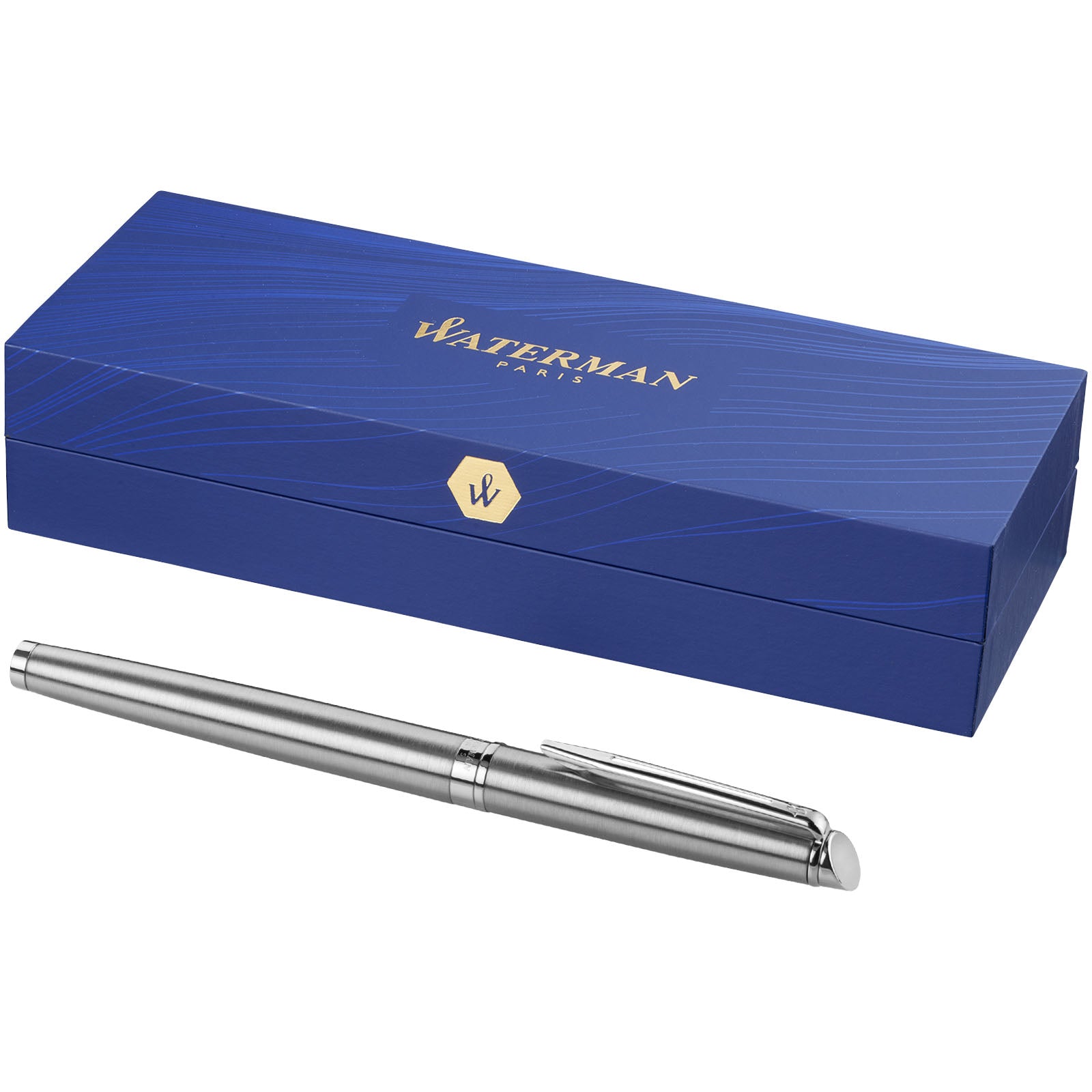 Waterman Hémisphère Tintenroller (schwarze Mine) – Silber