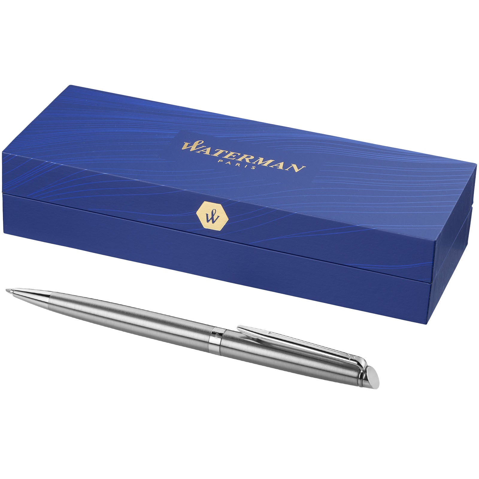 Waterman Hémisphère Kugelschreiber (blaue Mine) – Silber