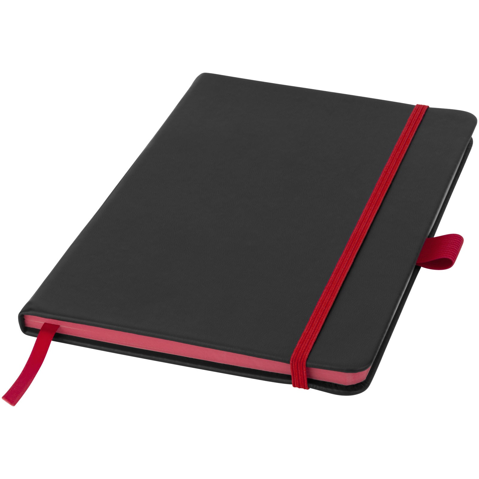 Colour-Edge A5 Hard Cover Notizbuch – Schwarz und Rot