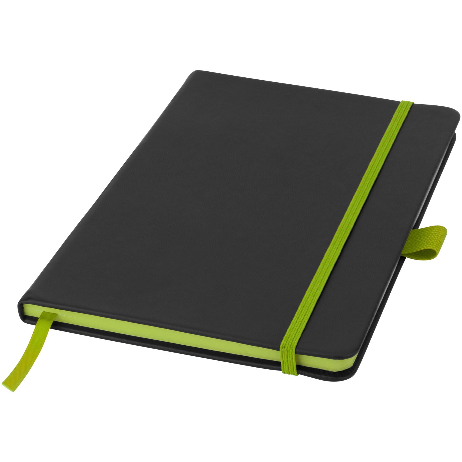 Colour-Edge A5 Hard Cover Notizbuch – Schwarz und Limone