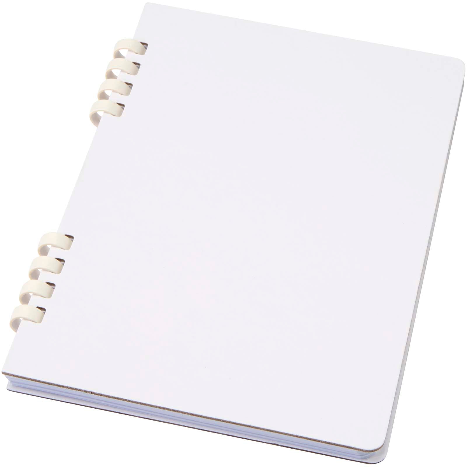 Fil A5 Hardcover RCS recyceltes Spiralnotizbuch – Weiss