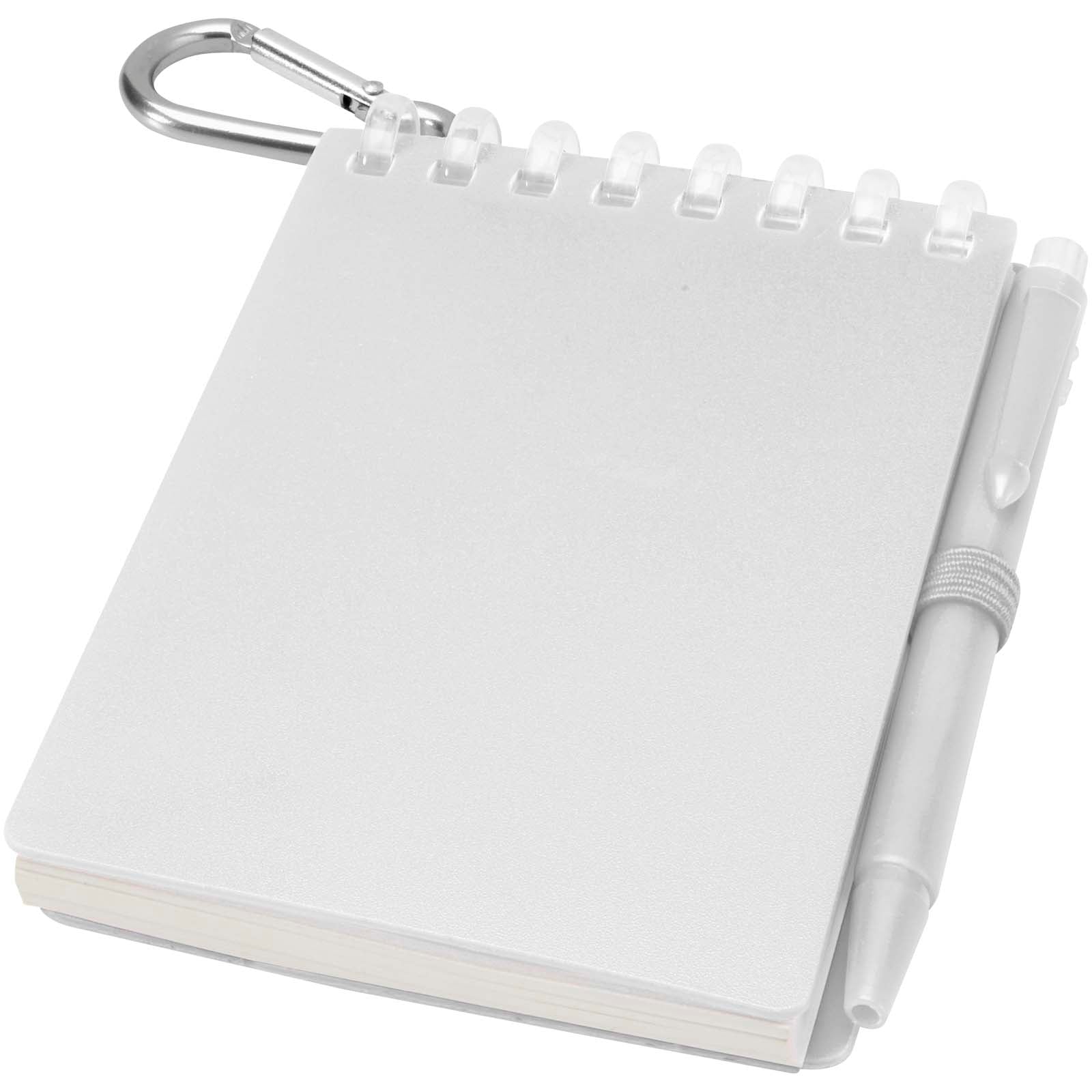 Lig Mini Recyceltes Outdoor-Softcover Notizbuch und Kugelschreiber Set (schwarze Mine) – Transparent