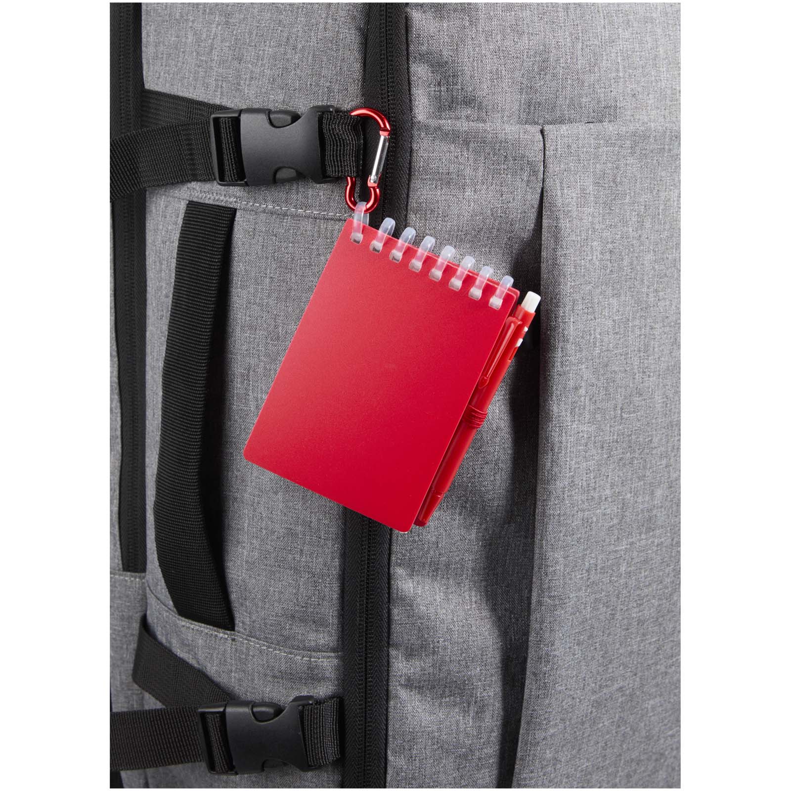 Lig Mini Recyceltes Outdoor-Softcover Notizbuch und Kugelschreiber Set (schwarze Mine)