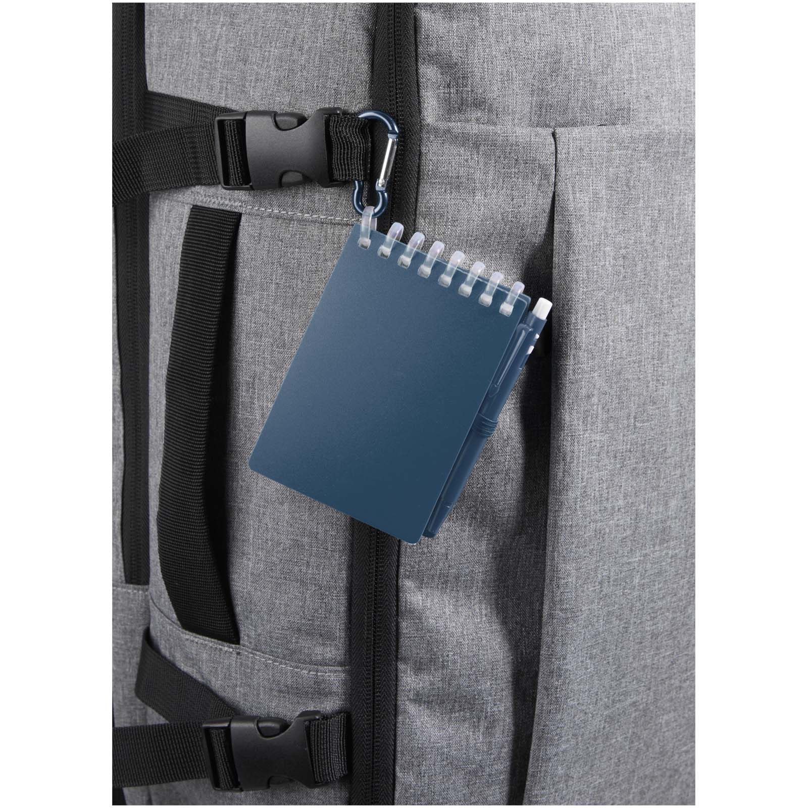 Lig Mini Recyceltes Outdoor-Softcover Notizbuch und Kugelschreiber Set (schwarze Mine)