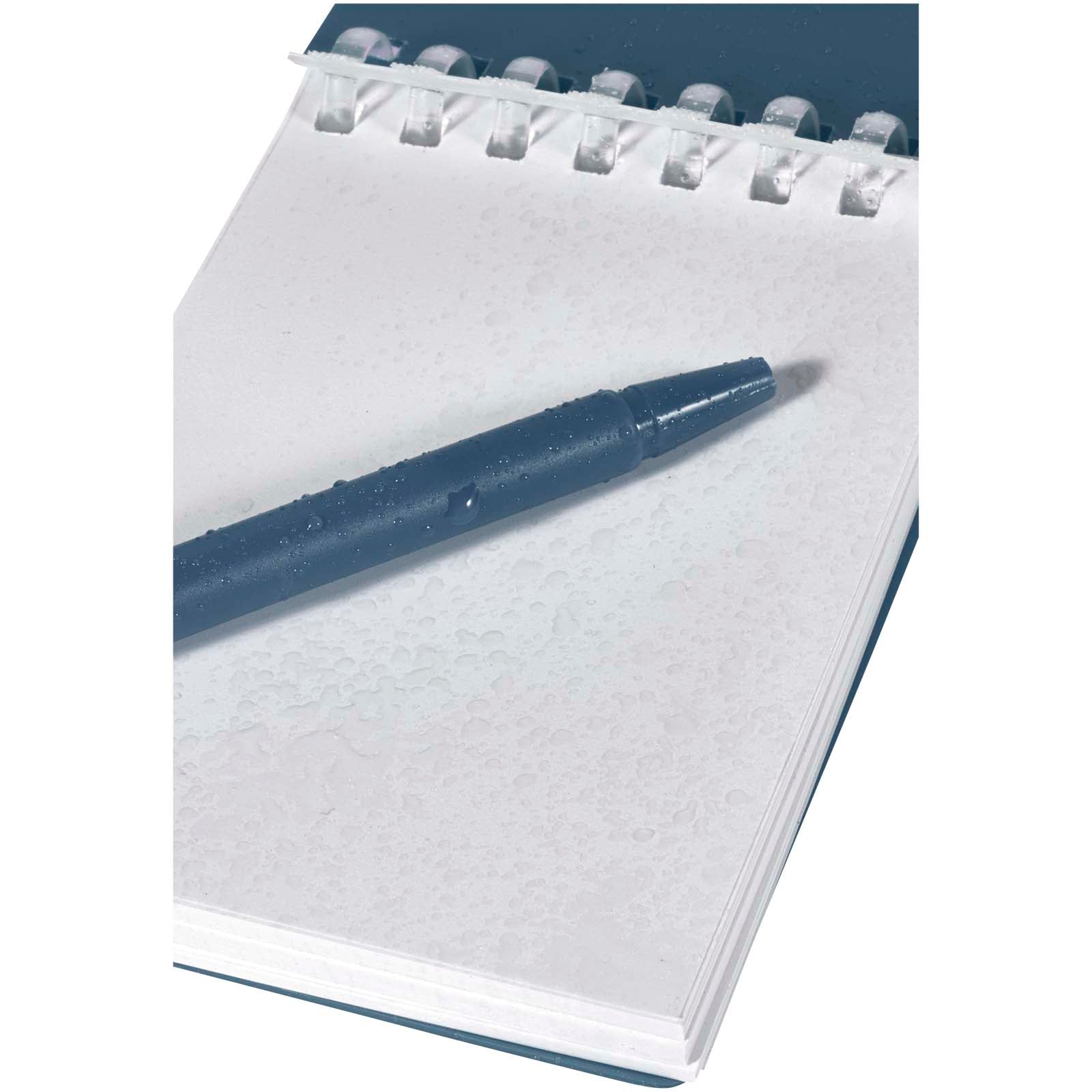 Lig Mini Recyceltes Outdoor-Softcover Notizbuch und Kugelschreiber Set (schwarze Mine)