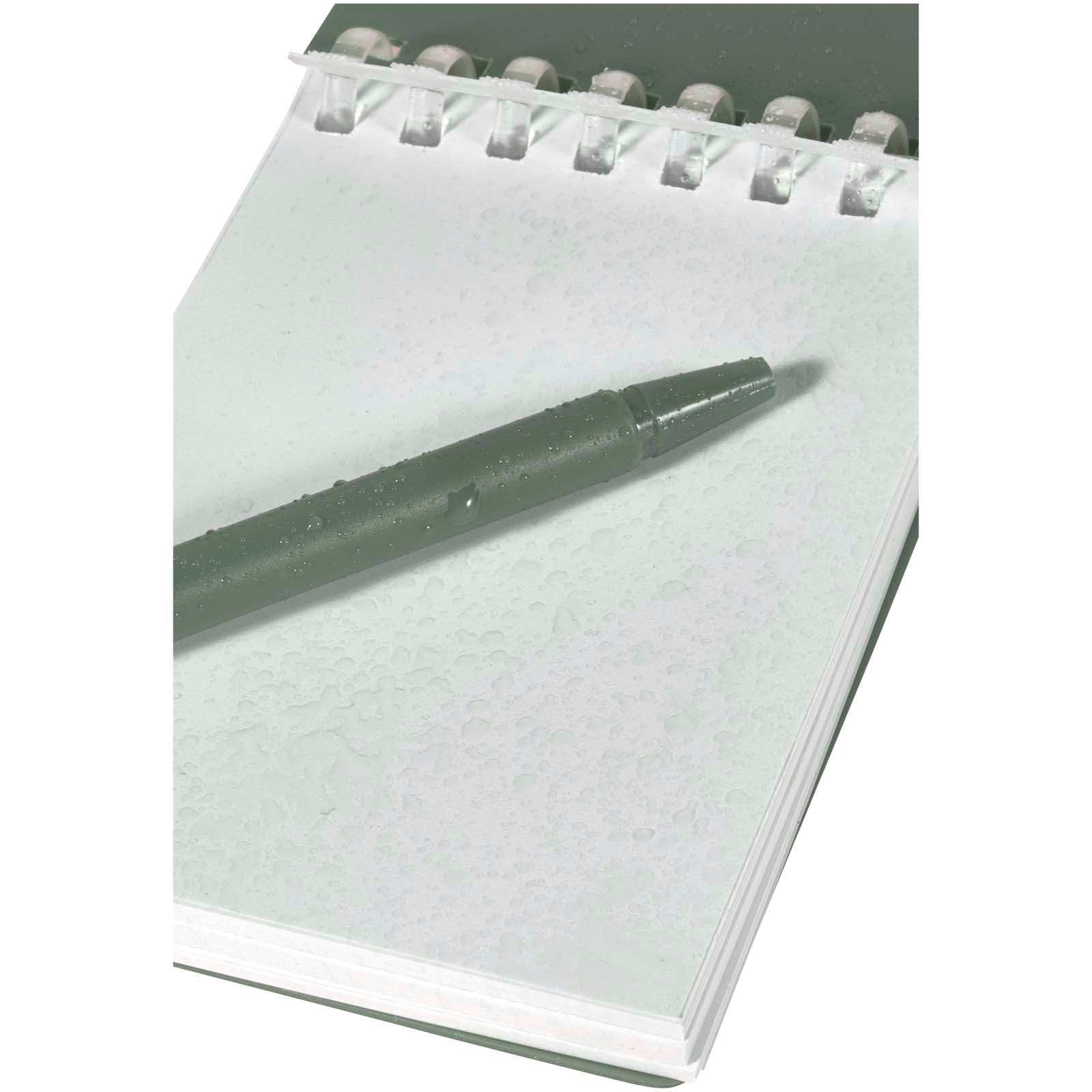 Lig Mini Recyceltes Outdoor-Softcover Notizbuch und Kugelschreiber Set (schwarze Mine)
