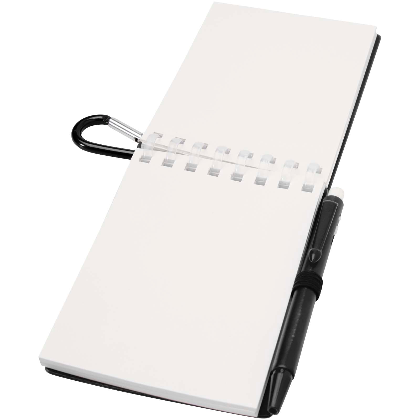 Lig Mini Recyceltes Outdoor-Softcover Notizbuch und Kugelschreiber Set (schwarze Mine)