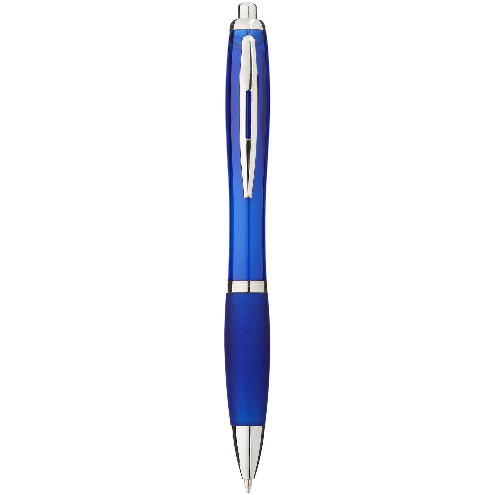 Nash Kugelschreiber mit farbigem Schaft und Griff (blaue Mine) – Royalblau