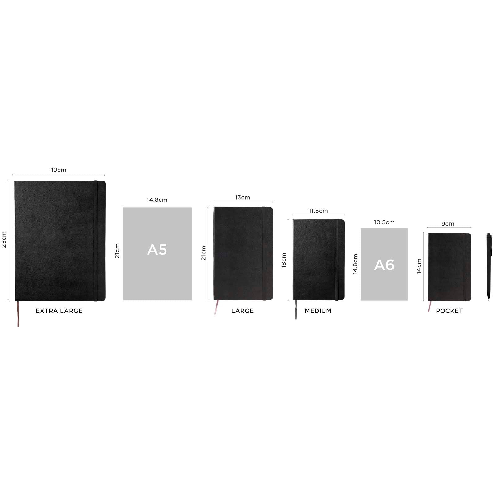 Moleskine Classic Hardcover Notizbuch L – liniert