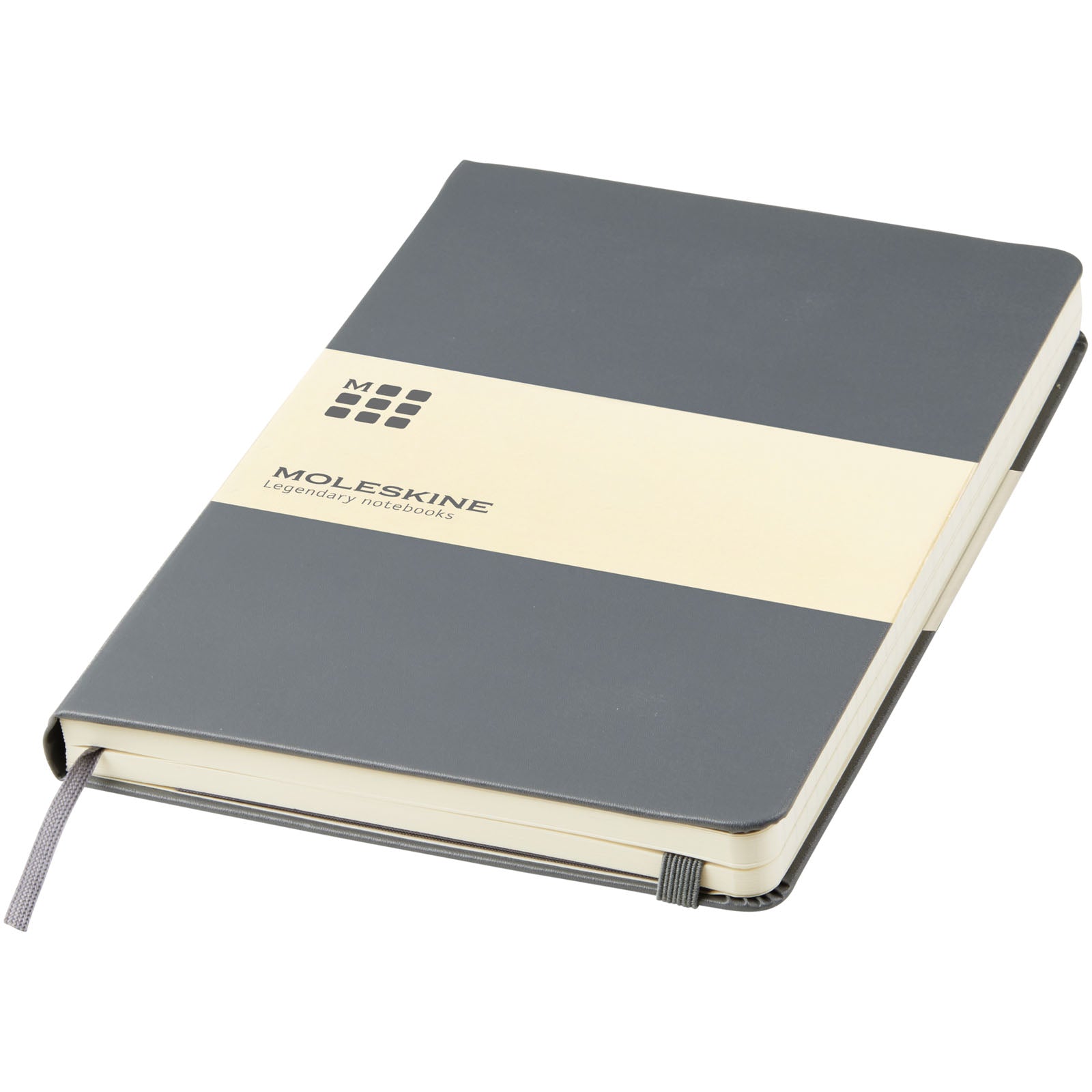 Moleskine Classic Hardcover Notizbuch L – liniert – Schiefergrau