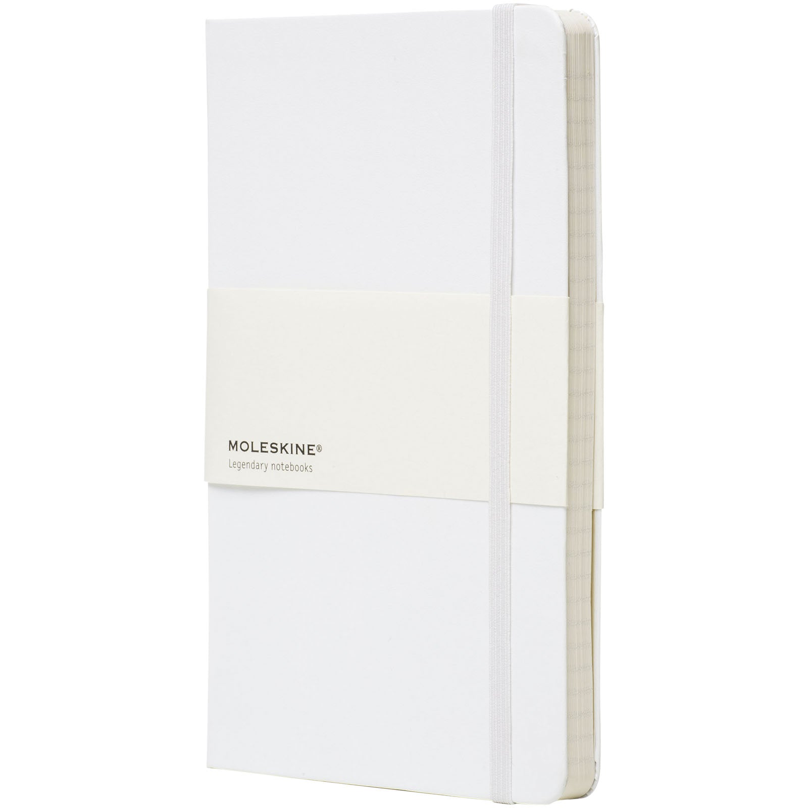 Moleskine Classic Hardcover Notizbuch L – liniert – Weiss
