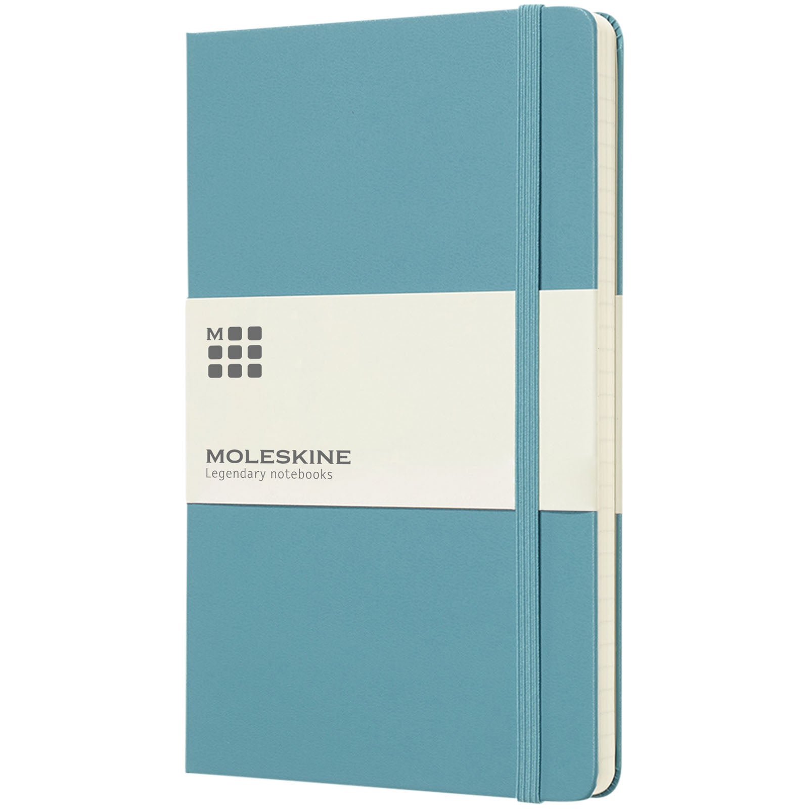 Moleskine Classic Hardcover Notizbuch L – liniert – Riffblau