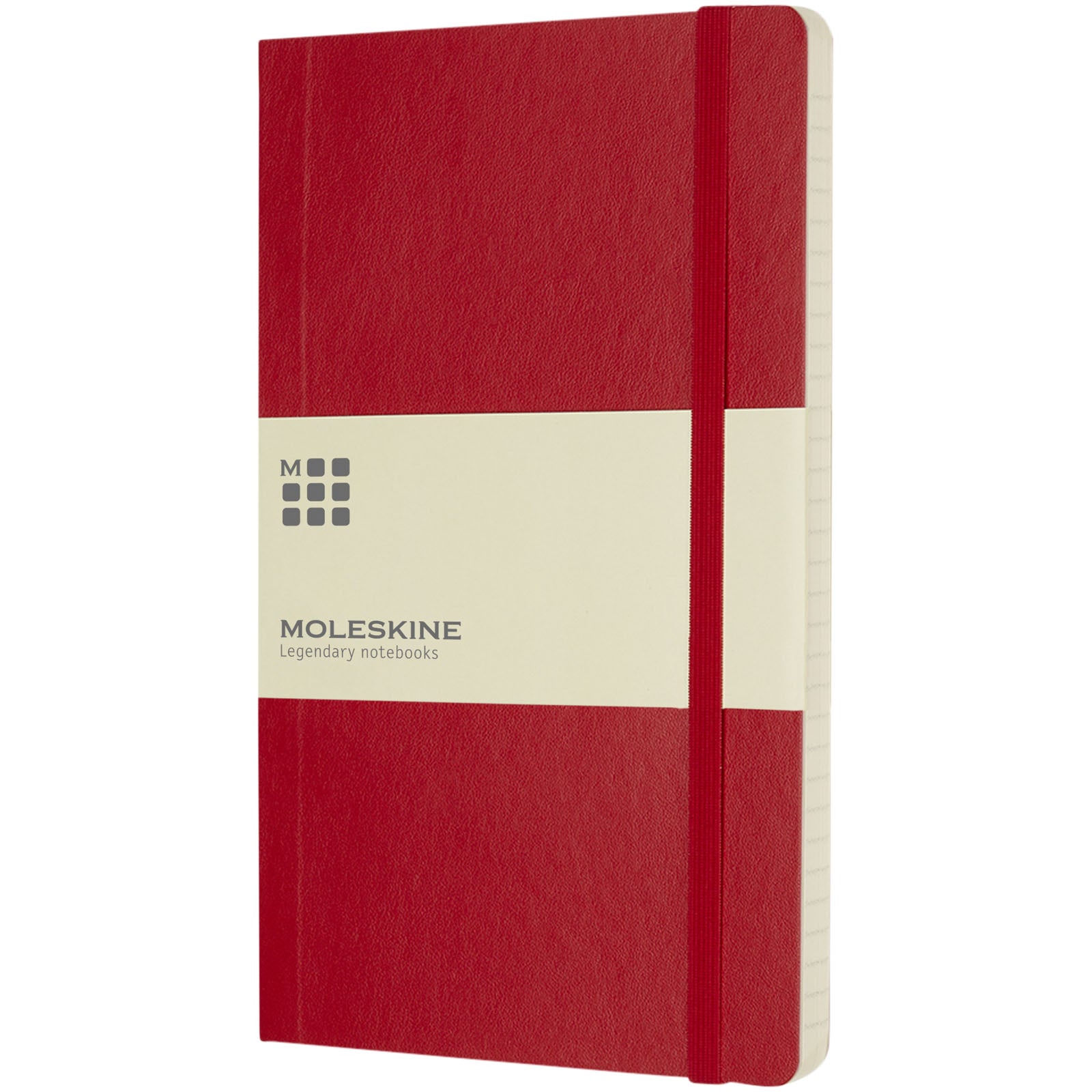 Moleskine Classic Softcover Notizbuch L – liniert – Scharlachrot