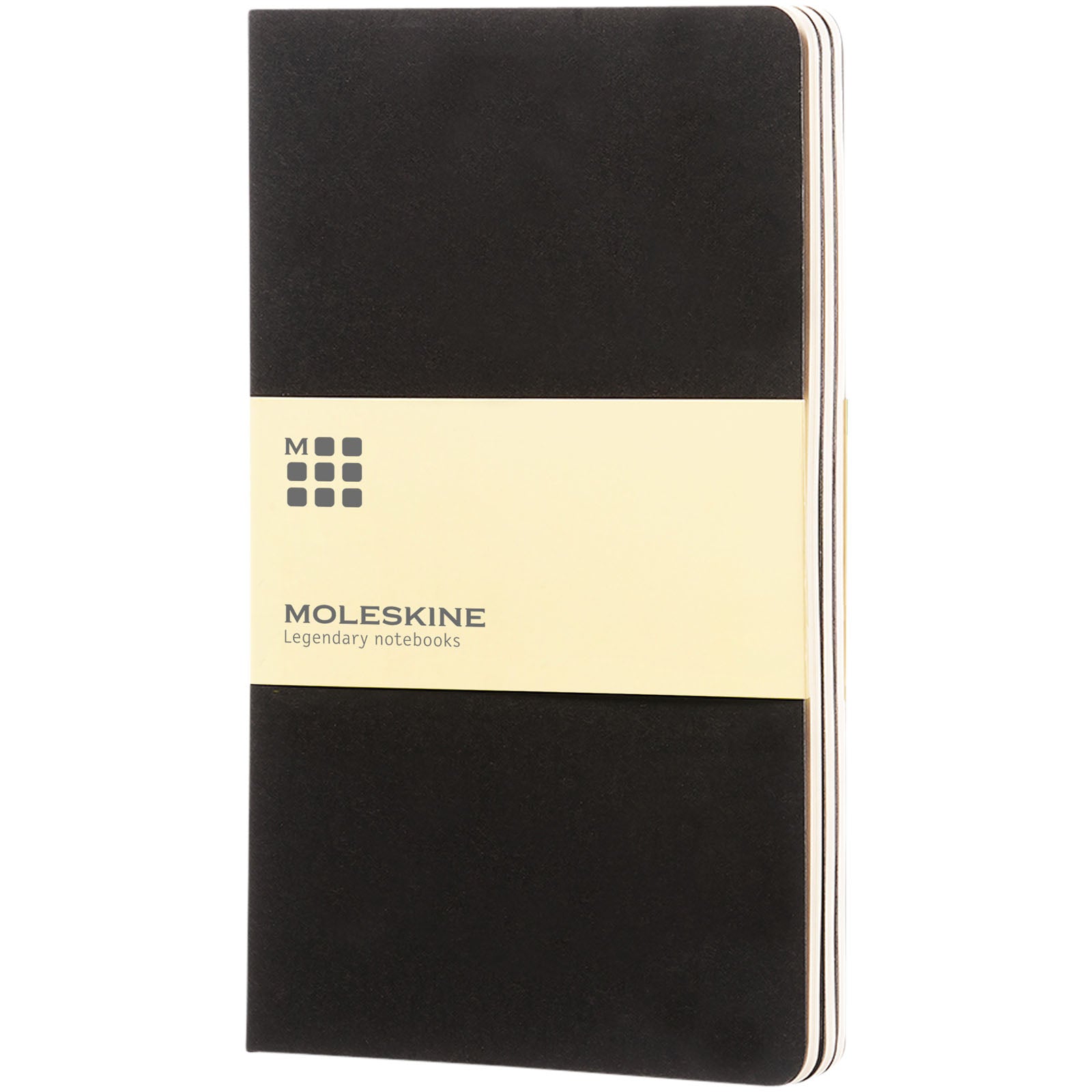 Moleskine Cahier Journal L – blanko – Schwarz