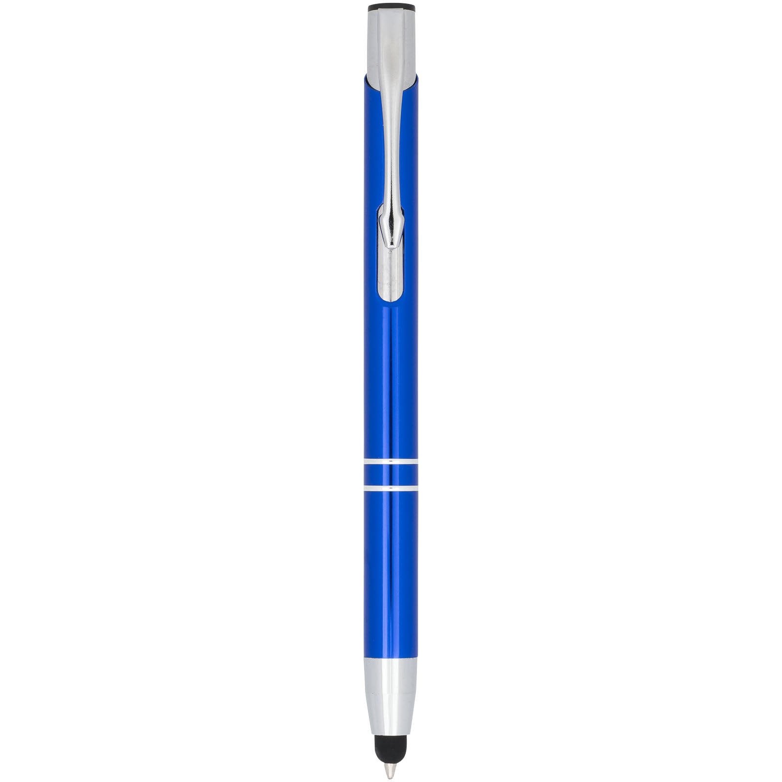 Moneta Kugelschreiber mit Metall Touchpen (blaue Mine) – Royalblau