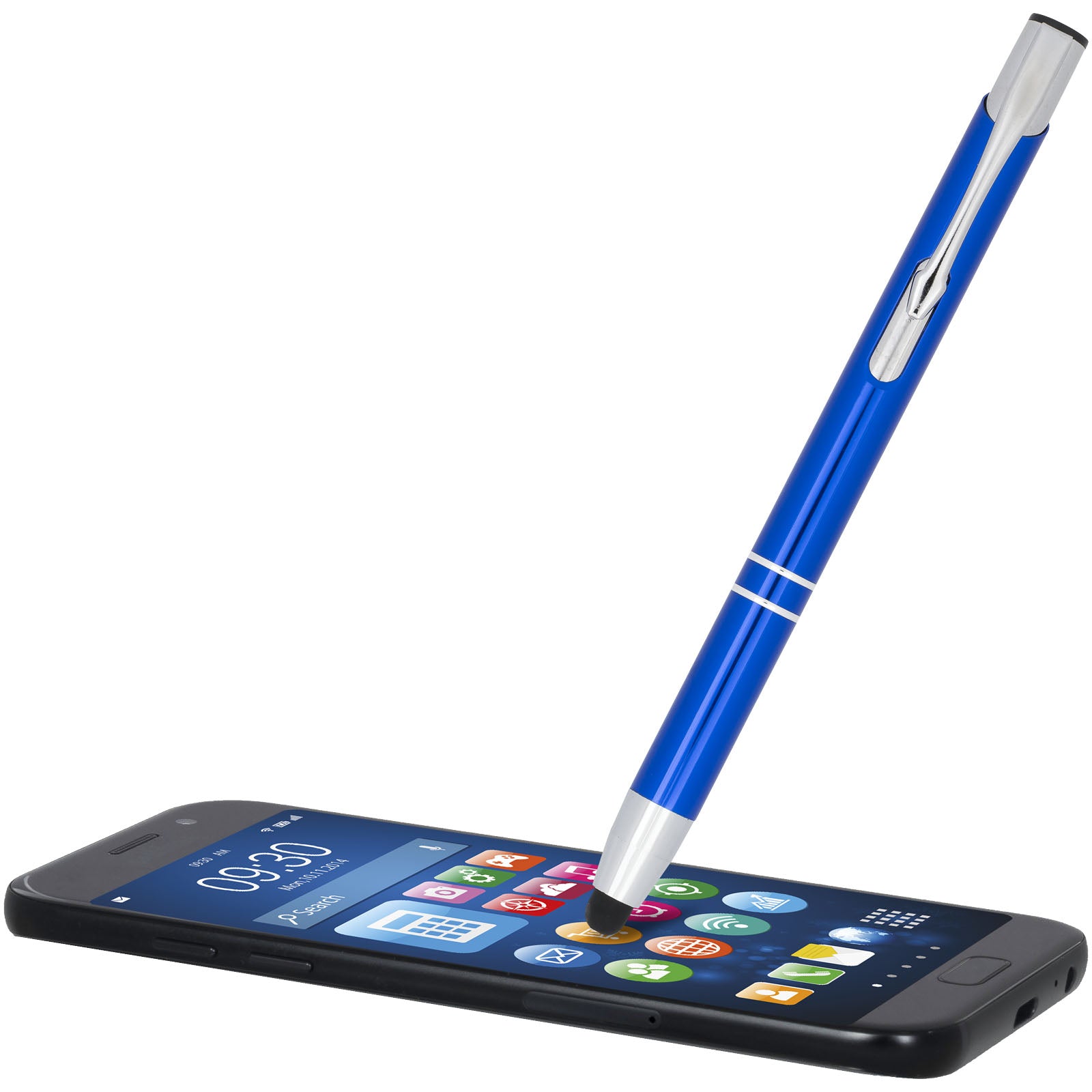 Moneta Kugelschreiber mit Metall Touchpen (blaue Mine)