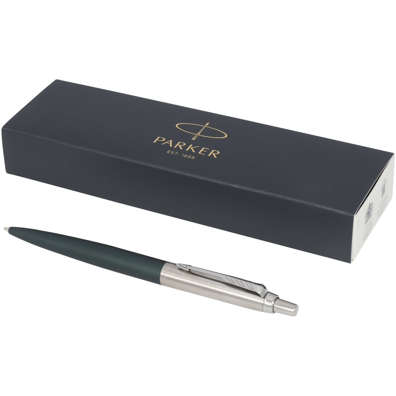 Parker Jotter XL matt mit Kugelschreiber mit Chromverzierung (blaue Mine) – Grün
