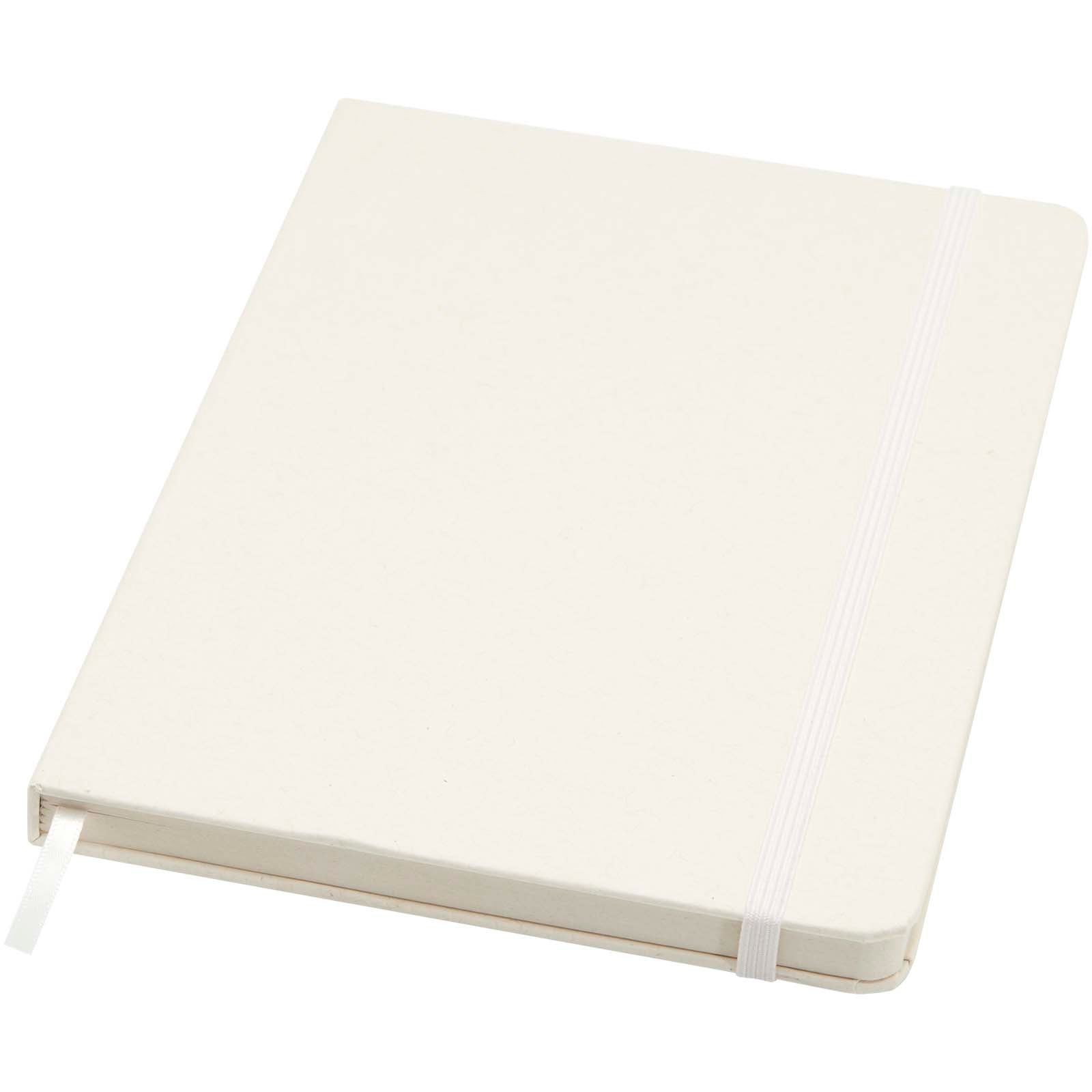 Bass A5 recyceltes Notizbuch, liniert – Weiss