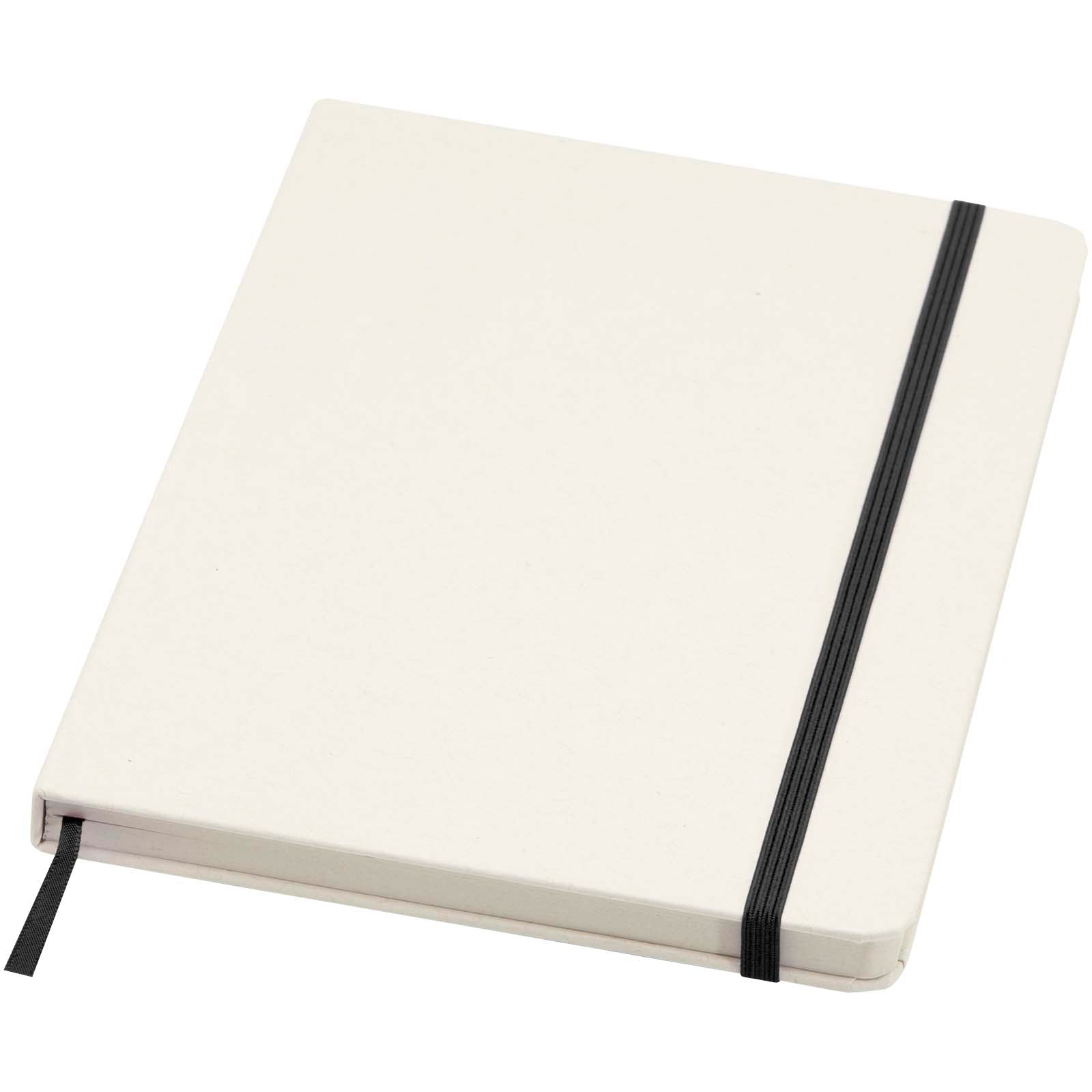 Bass A5 recyceltes Notizbuch, liniert – Schwarz