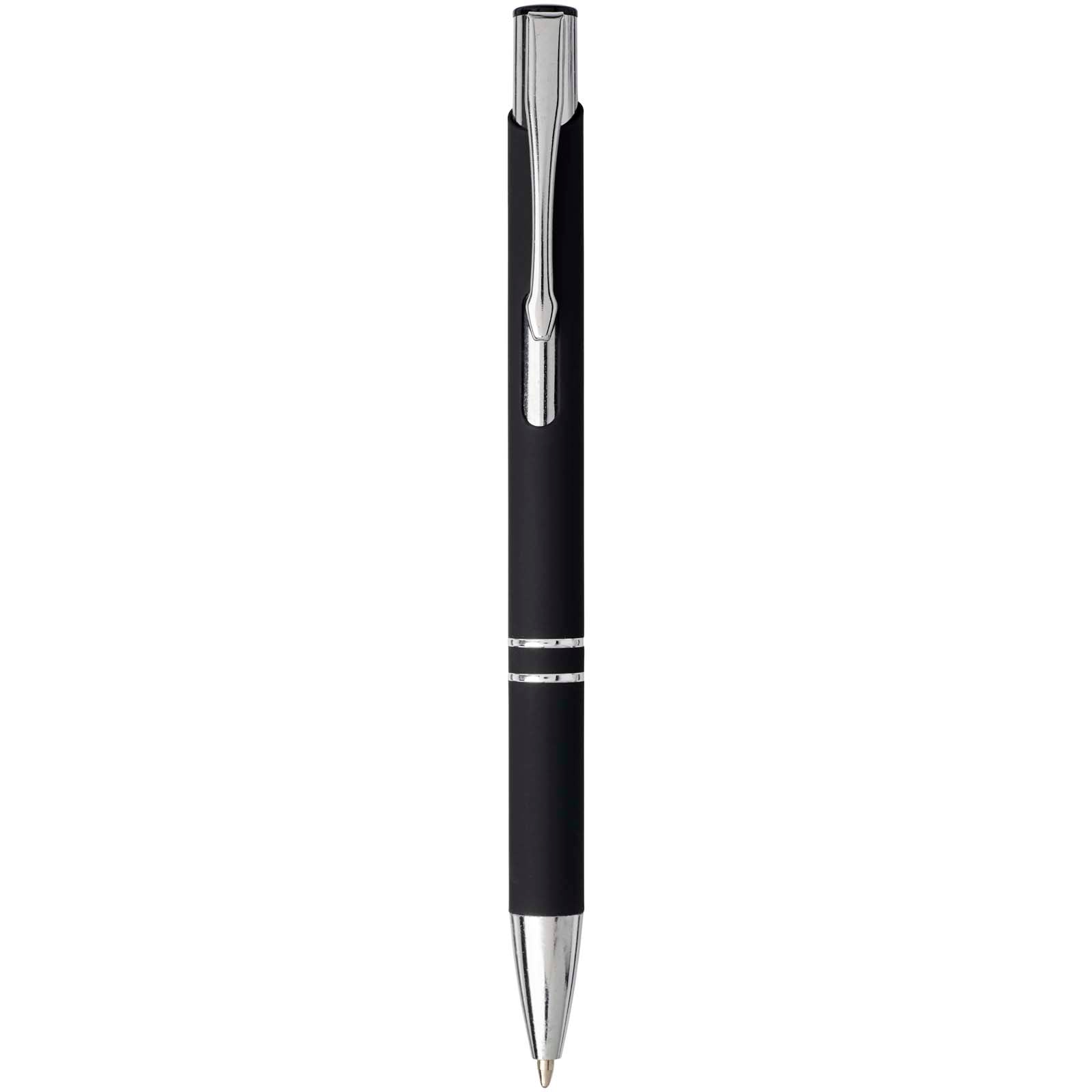 Moneta Soft Touch Druckkugelschreiber (schwarze Mine)