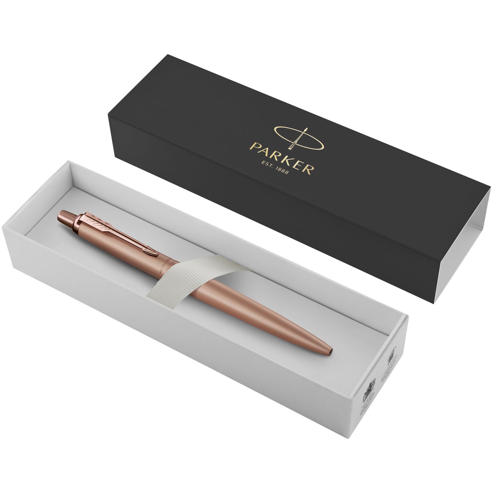 Parker Jotter einfarbiger XL Kugelschreiber (blaue Mine) – Roségold