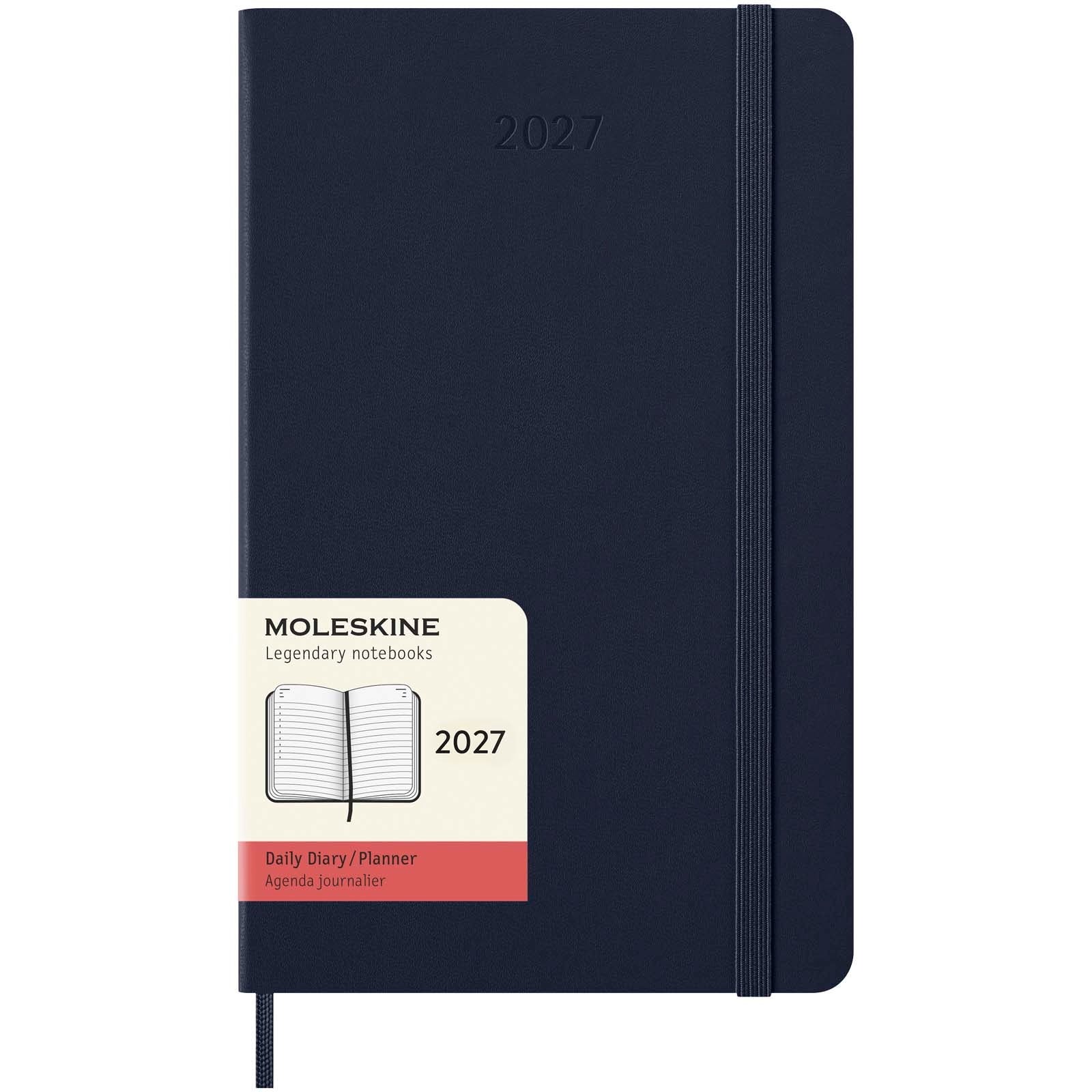 Moleskine Hardcover 12 Monate Tageskalender – Saphir