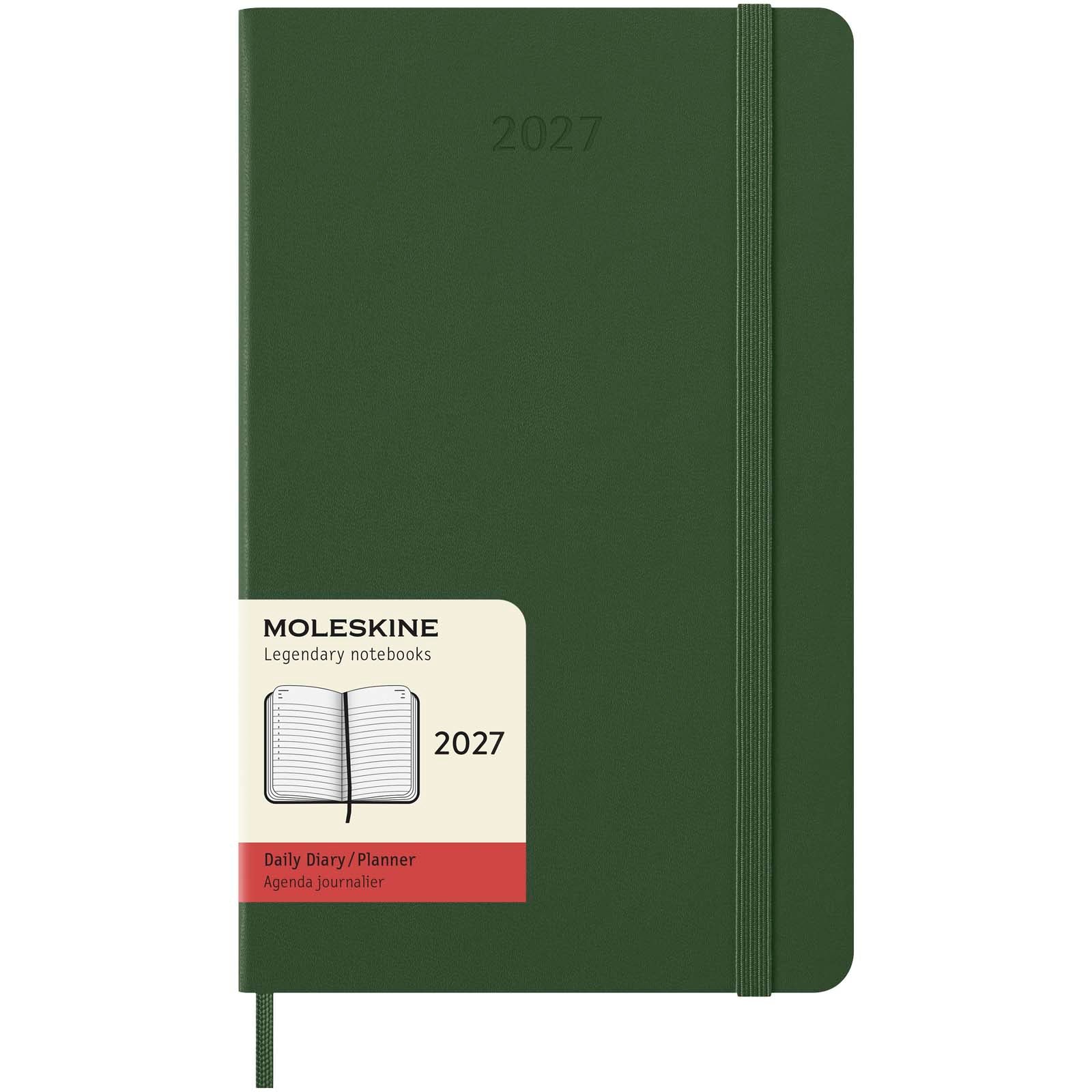 Moleskine Hardcover 12 Monate Tageskalender – Myrtengrün