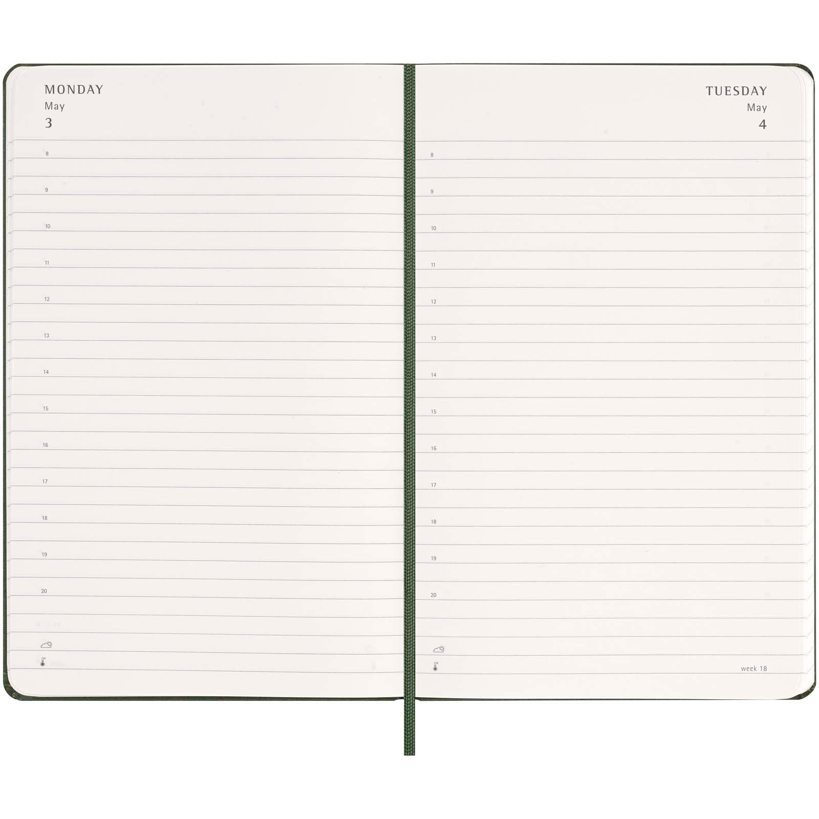 Moleskine Hardcover 12 Monate Tageskalender