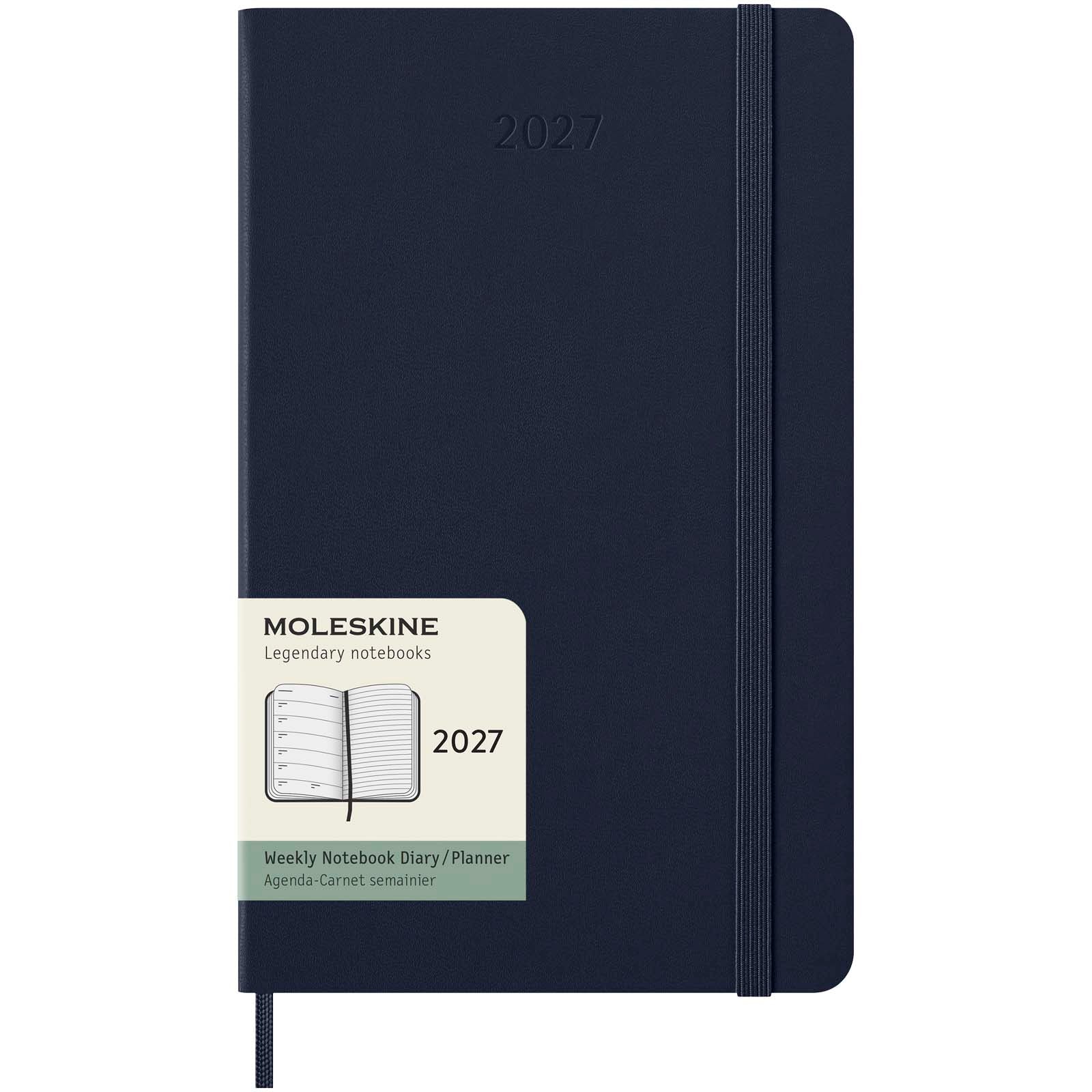 Moleskine Hardcover 12 Monate Wochenkalender L – Saphir