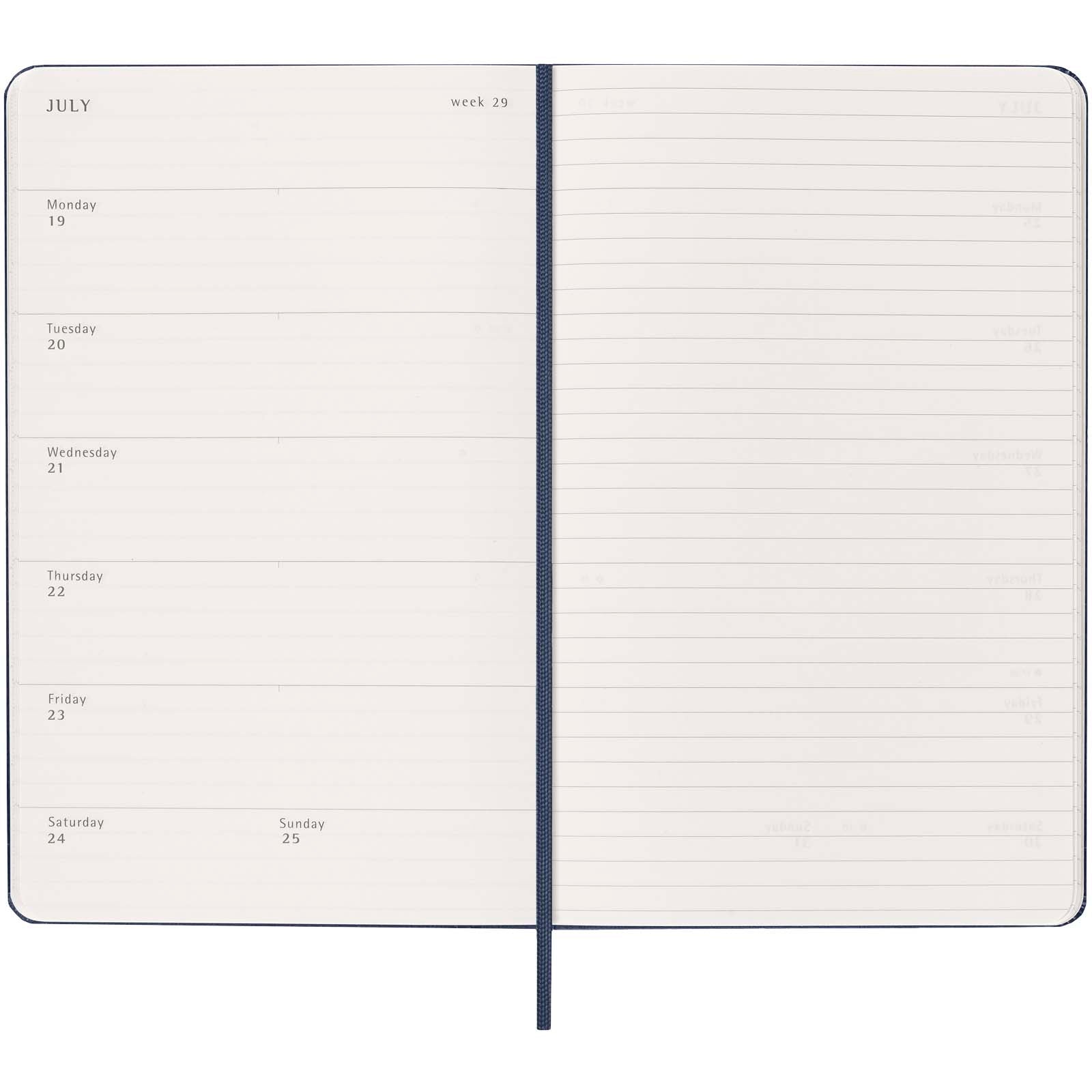 Moleskine Hardcover 12 Monate Wochenkalender L