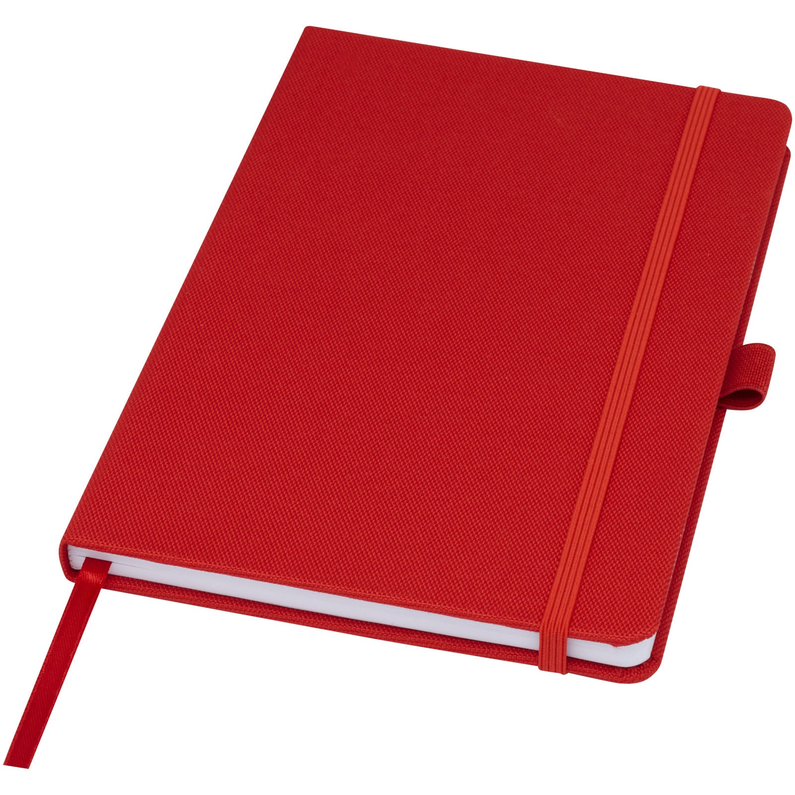 Honua A5 Notizbuch aus recyceltem Papier mit Cover aus recyceltem PET – Rot
