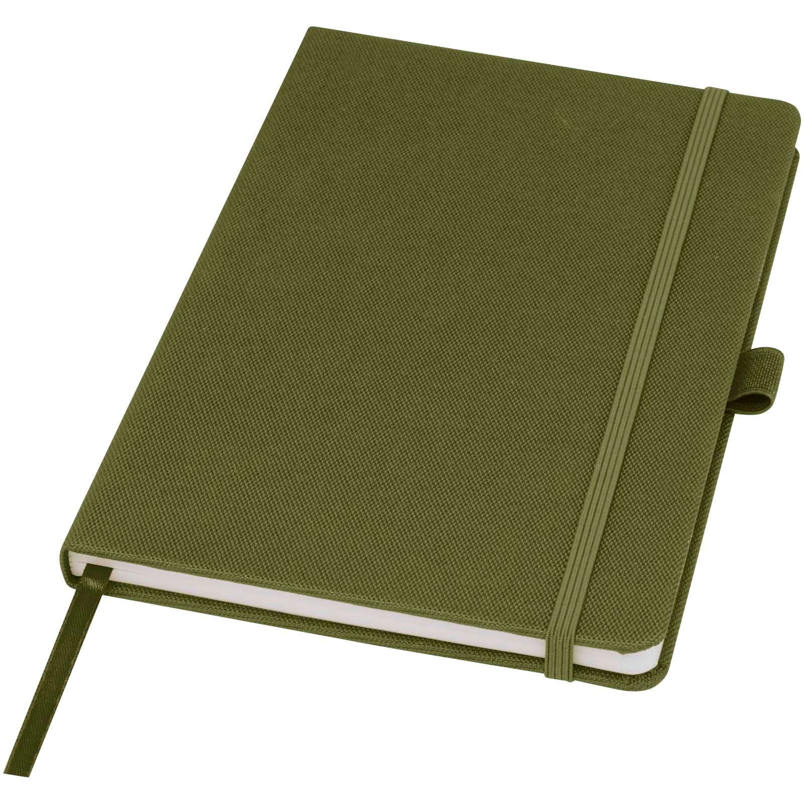 Honua A5 Notizbuch aus recyceltem Papier mit Cover aus recyceltem PET – Waldgrün