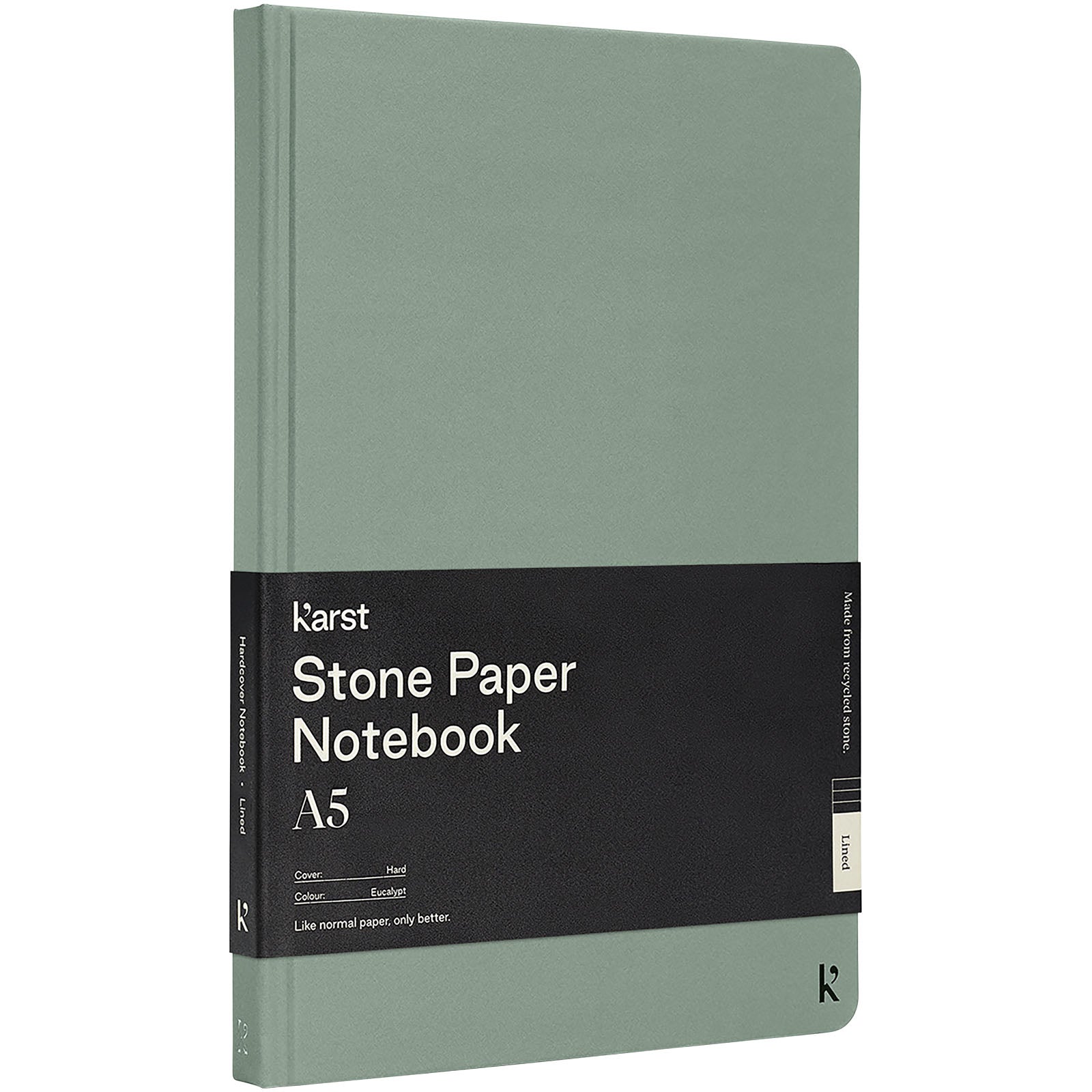 Karst® A5 Hardcover Notizbuch – Heather Grün